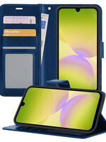 LUQ LUQ Samsung Galaxy A26 Hoesje Bookcase - Donkerblauw