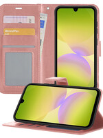 LUQ LUQ Samsung Galaxy A26 Hoesje Bookcase - Rose Goud