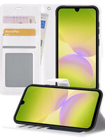 LUQ LUQ Samsung Galaxy A26 Hoesje Bookcase - Wit
