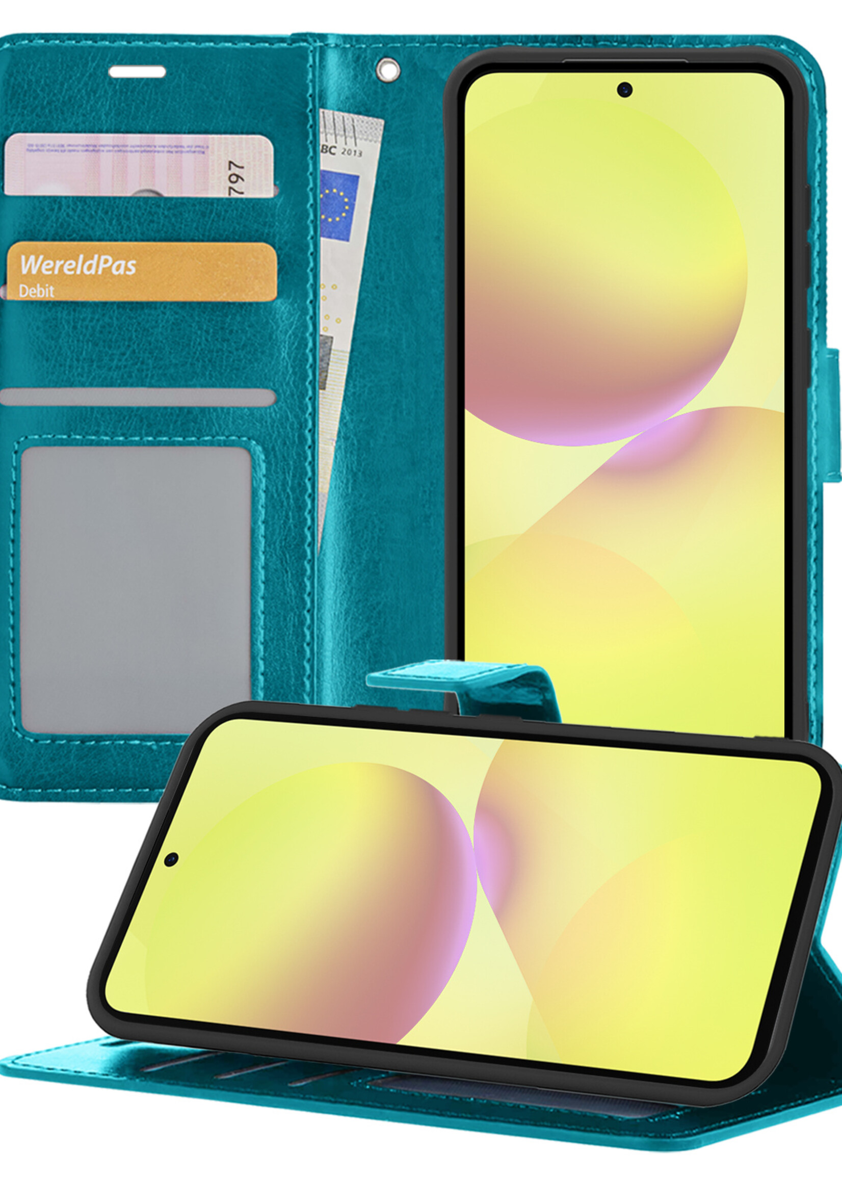 LUQ LUQ Samsung Galaxy A36 Hoesje Bookcase - Turquoise