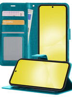LUQ LUQ Samsung Galaxy A56 Hoesje Bookcase - Turquoise
