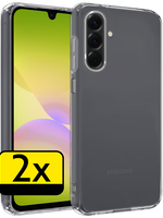 LUQ LUQ Samsung Galaxy A26 Hoesje Siliconen - Transparant - 2 PACK