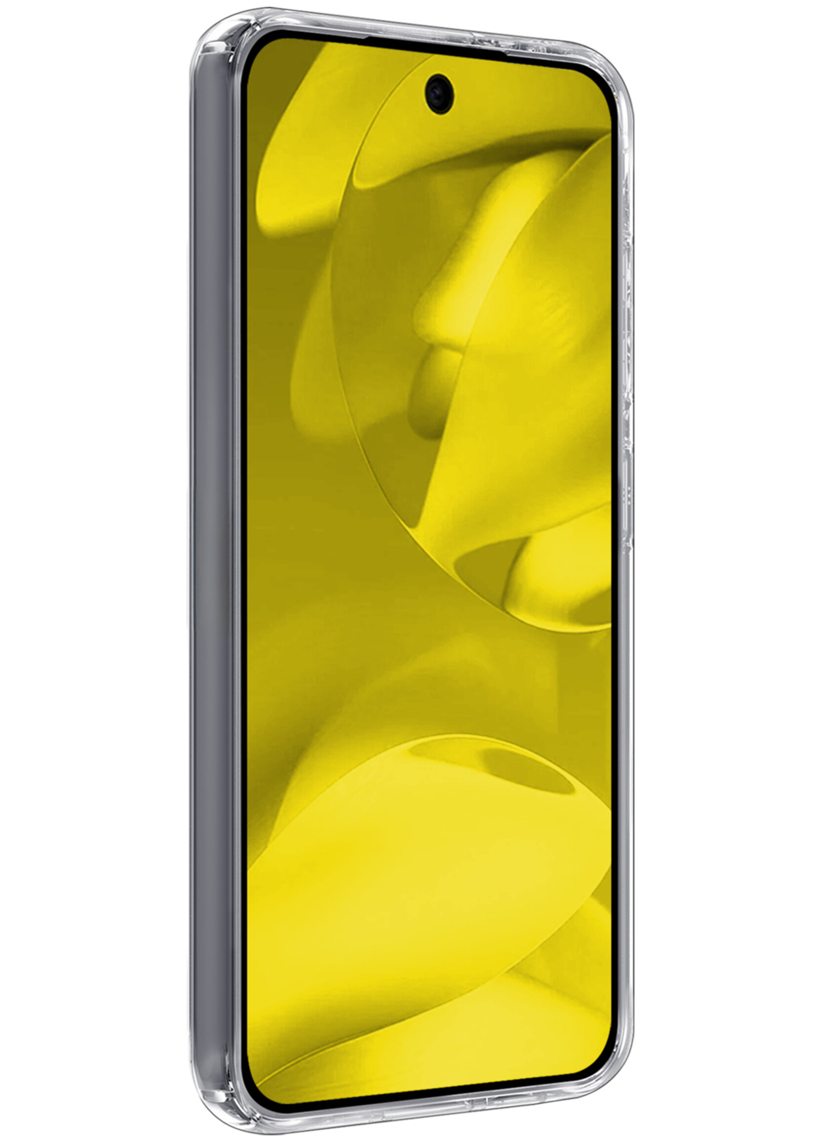 LUQ LUQ Google Pixel 9a Hoesje Siliconen Met Screenprotector - Transparant