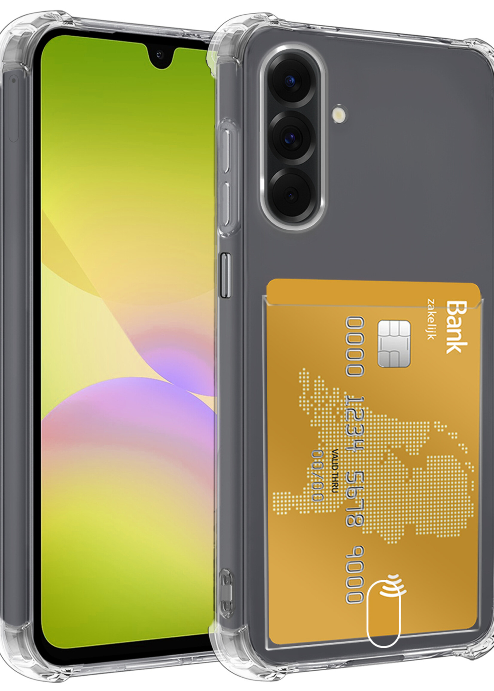 LUQ LUQ Samsung Galaxy A26 Hoesje Pashouder