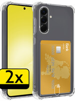 LUQ LUQ Samsung Galaxy A56 Hoesje Pashouder - 2 PACK