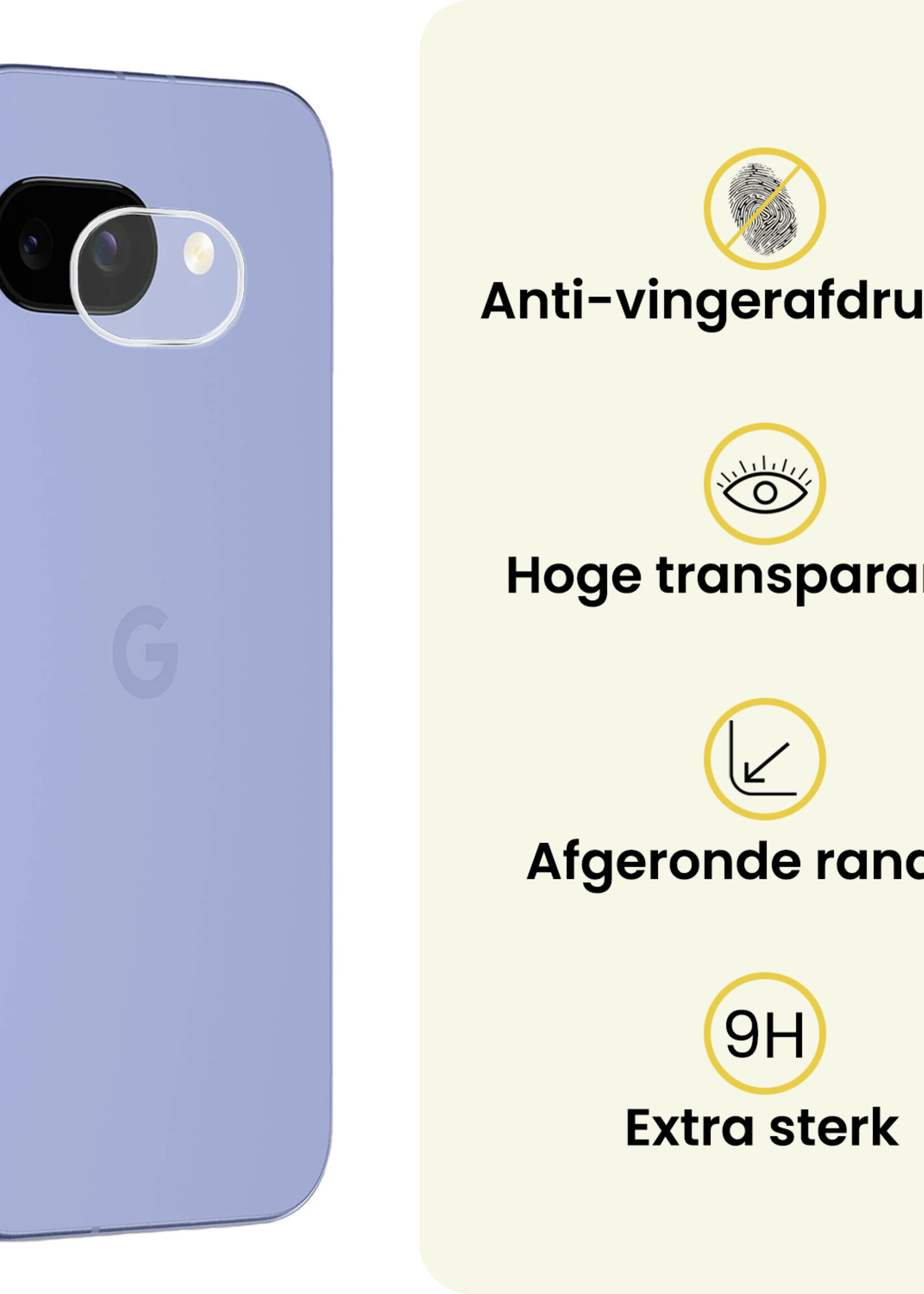 LUQ LUQ Google Pixel 9a Camera Screenprotector