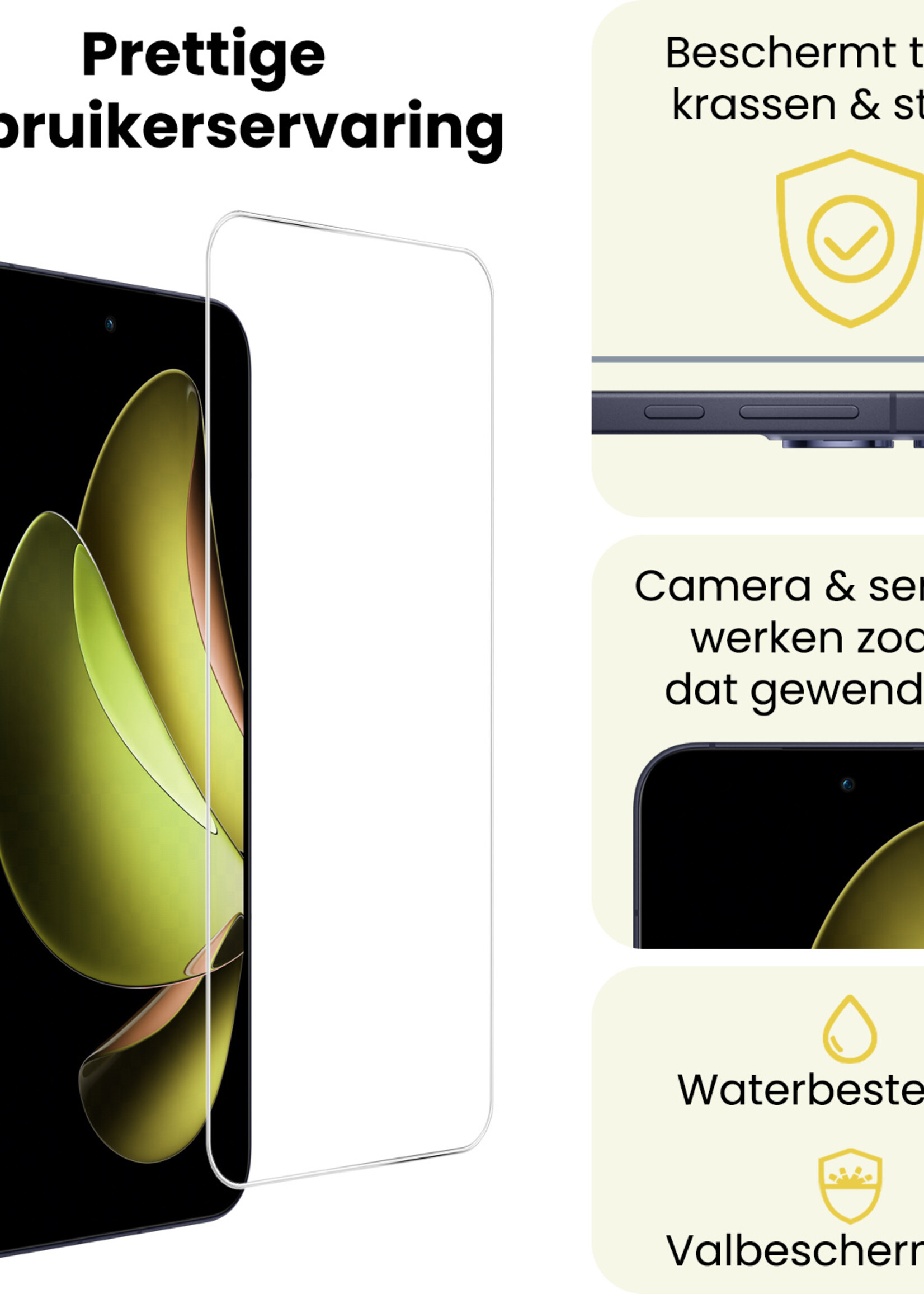 LUQ LUQ Oppo Reno13 Screenprotector - 3 PACK