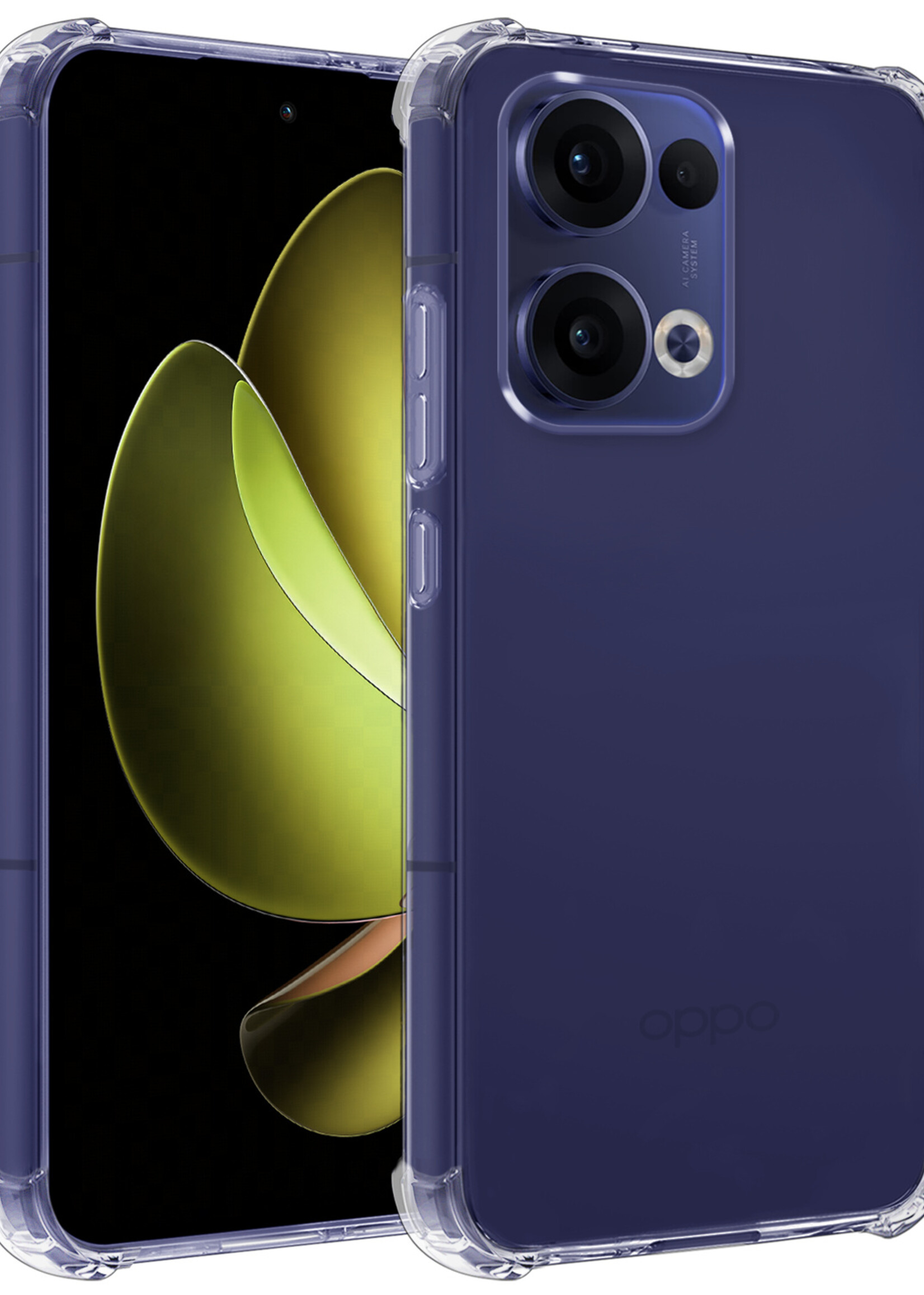 LUQ LUQ Oppo Reno13 Hoesje Shockproof - Transparant