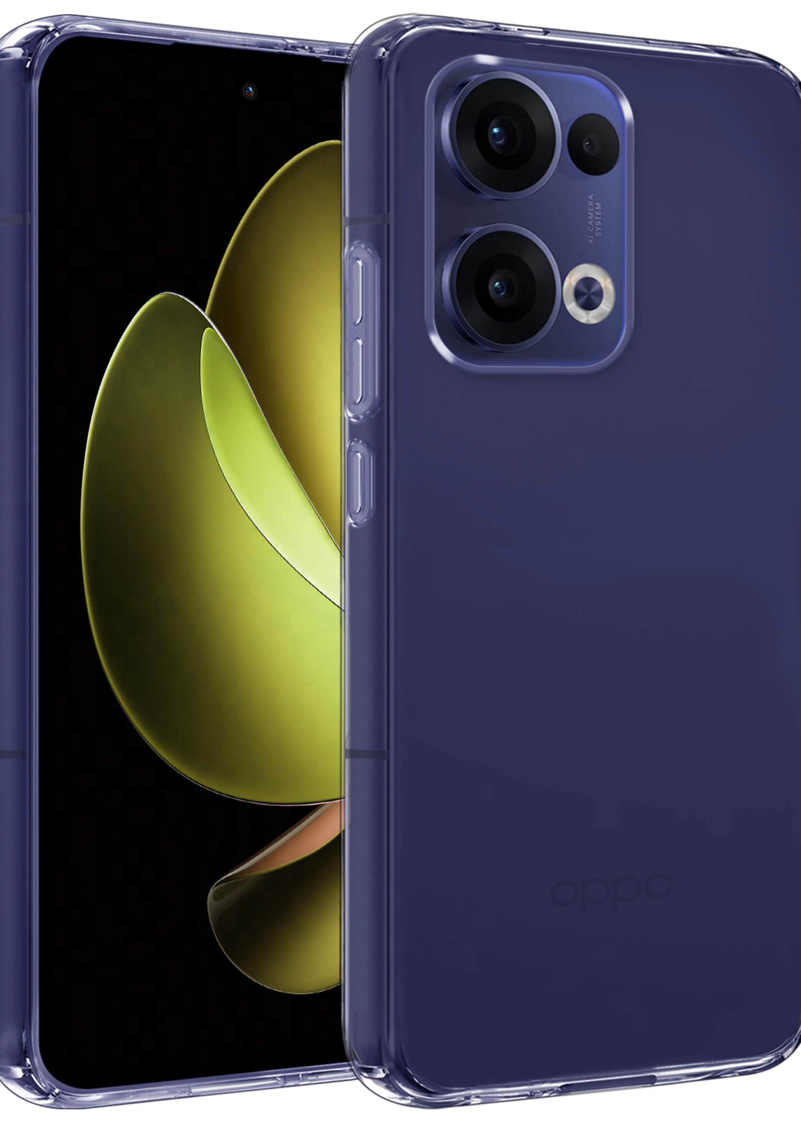 LUQ LUQ Oppo Reno13 Hoesje Siliconen - Transparant