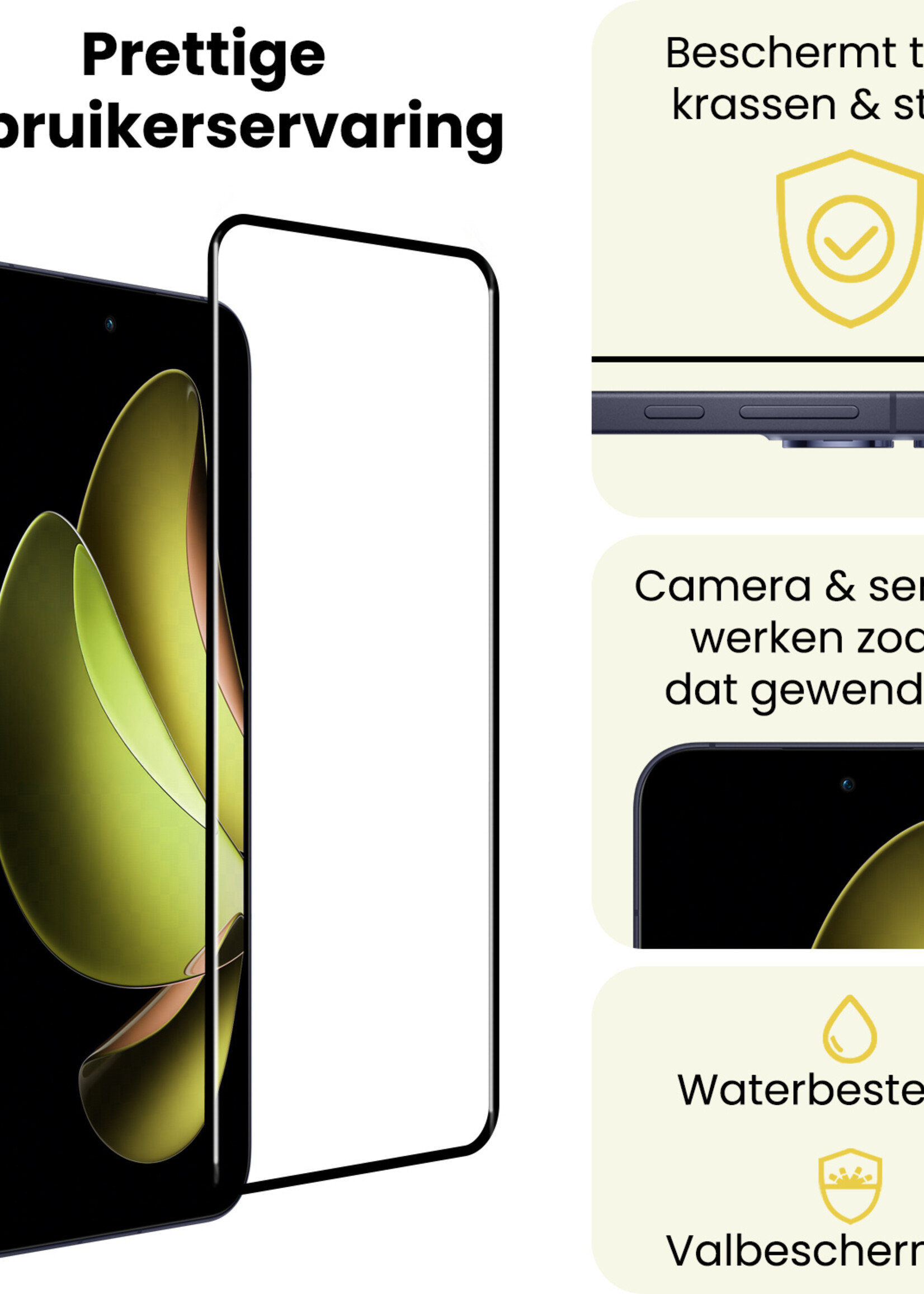 LUQ LUQ Oppo Reno13 Pro Screenprotector - 2 PACK