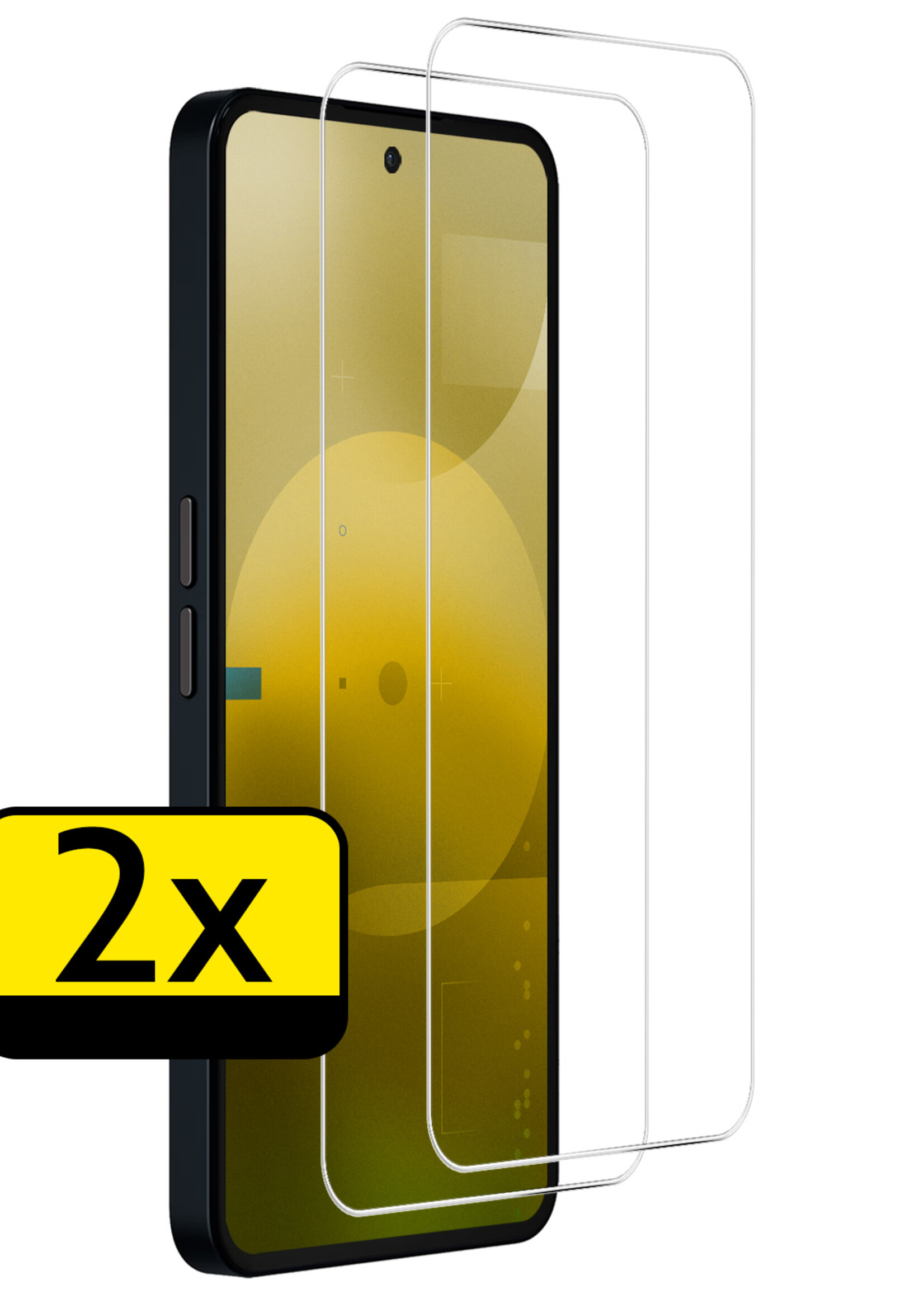 LUQ LUQ Nothing Phone (3a) Screenprotector Glas  - 2 PACK