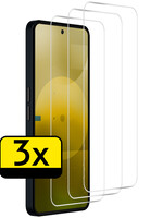 LUQ LUQ Nothing Phone (3a) Screenprotector Glas  - 3 PACK