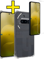 LUQ LUQ Nothing Phone (3a) Hoesje Shockproof Met Screenprotector