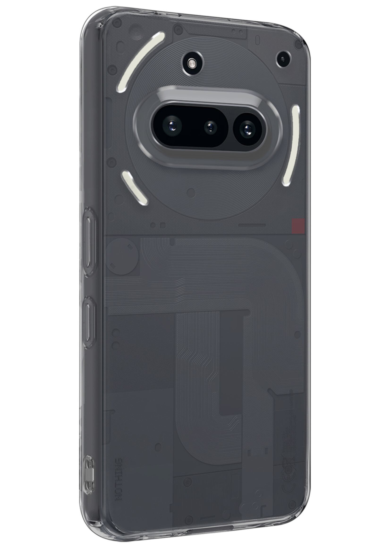 LUQ LUQ Nothing Phone (3a) Hoesje Siliconen - Transparant - 2 PACK