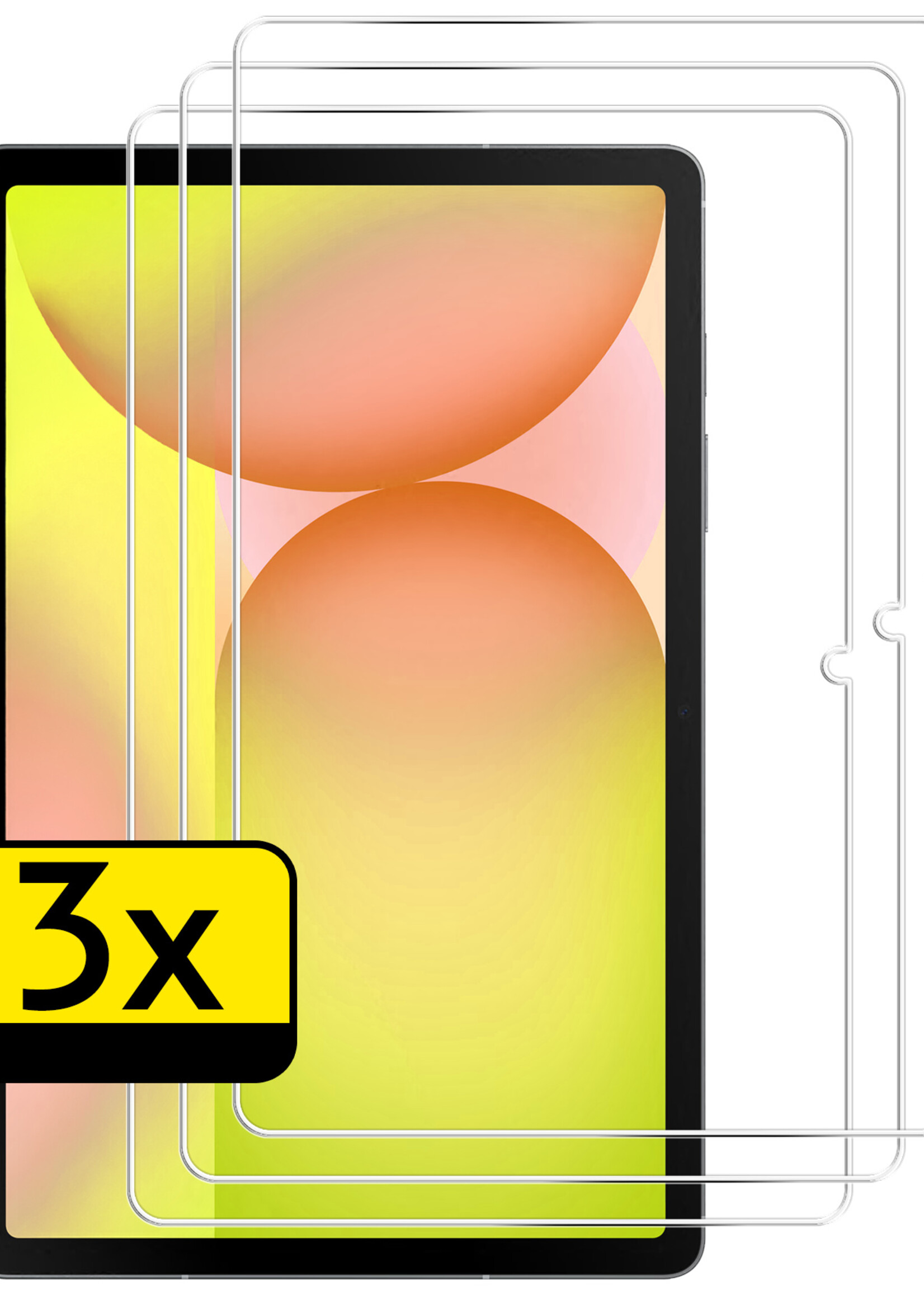 LUQ LUQ Samsung Galaxy Tab S10 FE Plus Screenprotector - 3 PACK