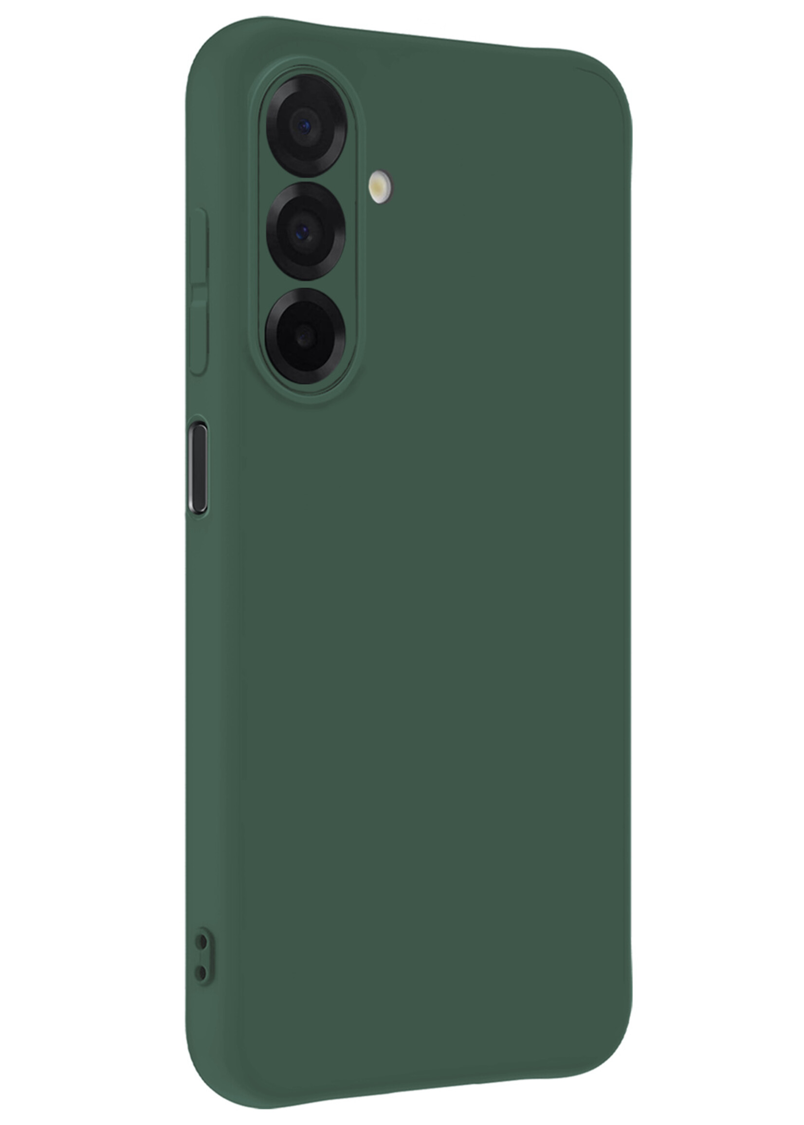 LUQ LUQ Samsung Galaxy A26 Hoesje Siliconen - Donkergroen