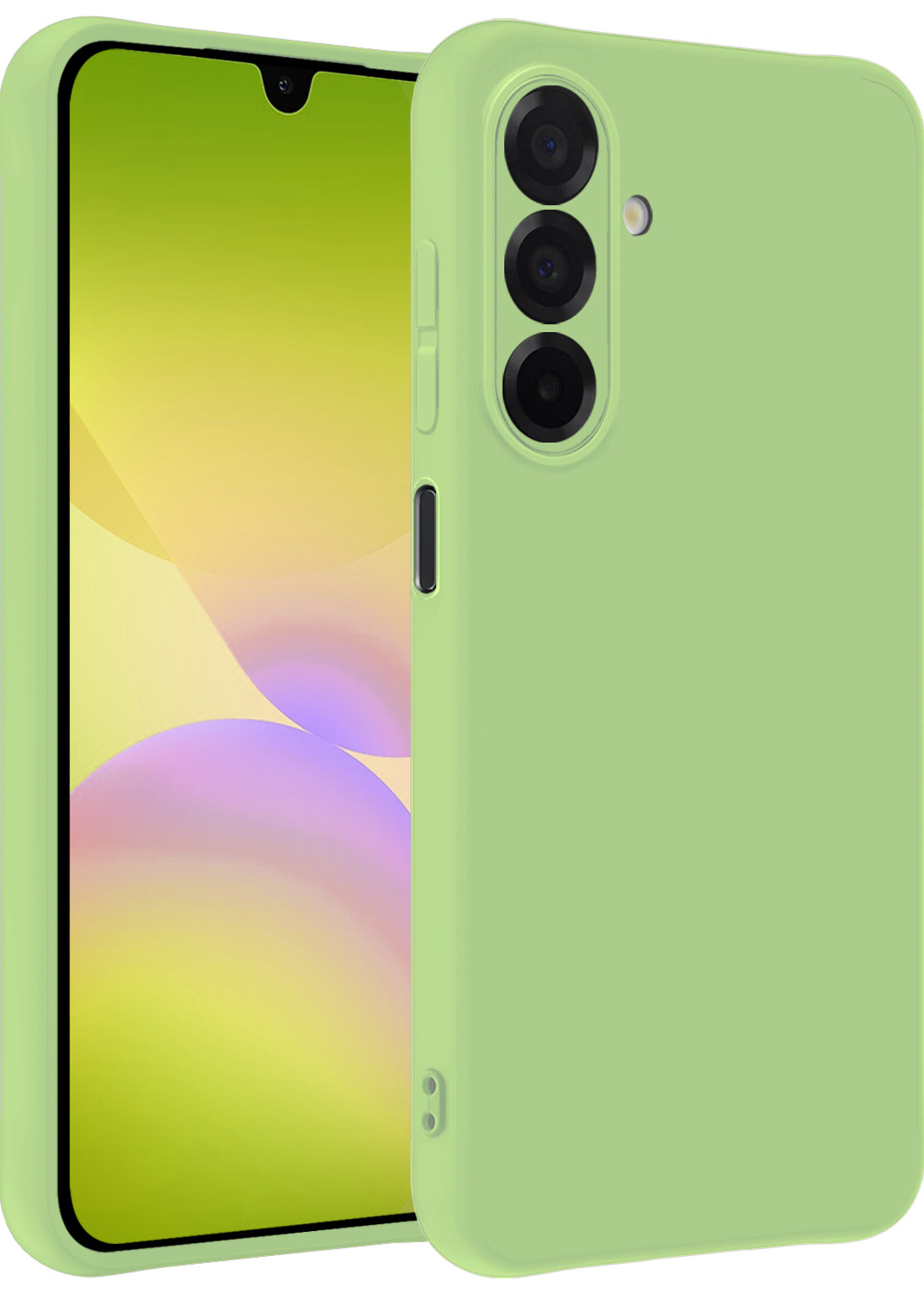 LUQ LUQ Samsung Galaxy A26 Hoesje Siliconen - Groen