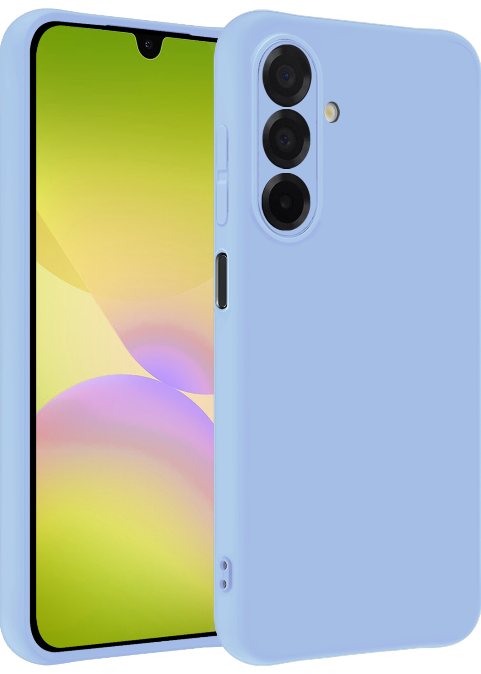 LUQ LUQ Samsung Galaxy A26 Hoesje Siliconen - Lichtblauw