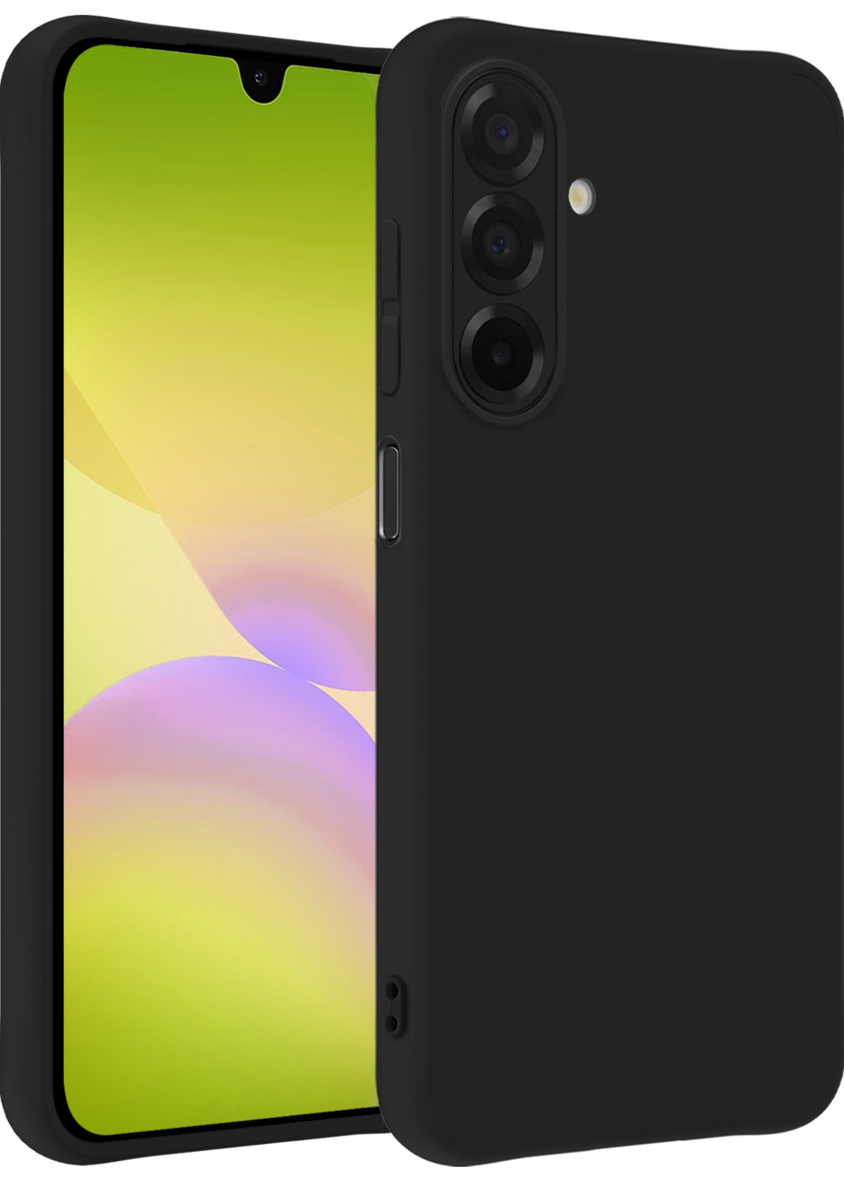 LUQ LUQ Samsung Galaxy A26 Hoesje Siliconen - Zwart