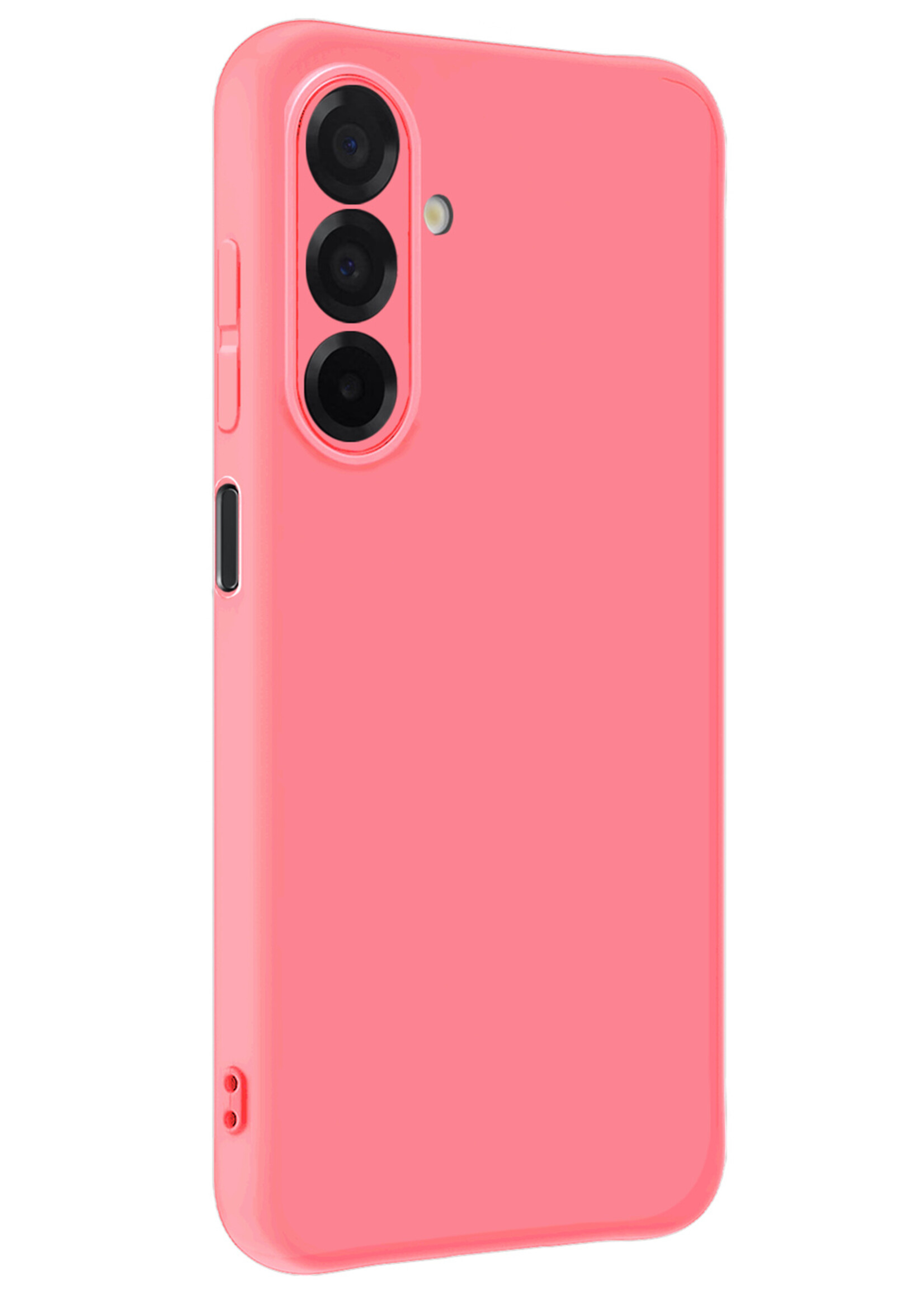 LUQ LUQ Samsung Galaxy A26 Hoesje Siliconen - Lichtroze - 2 PACK