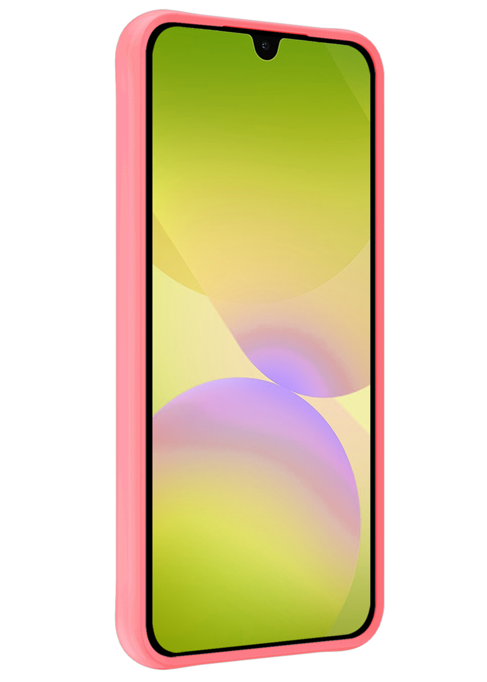 LUQ LUQ Samsung Galaxy A26 Hoesje Siliconen - Perzik - 2 PACK