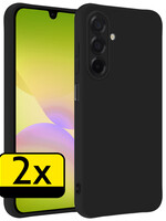 LUQ LUQ Samsung Galaxy A26 Hoesje Siliconen - Zwart - 2 PACK