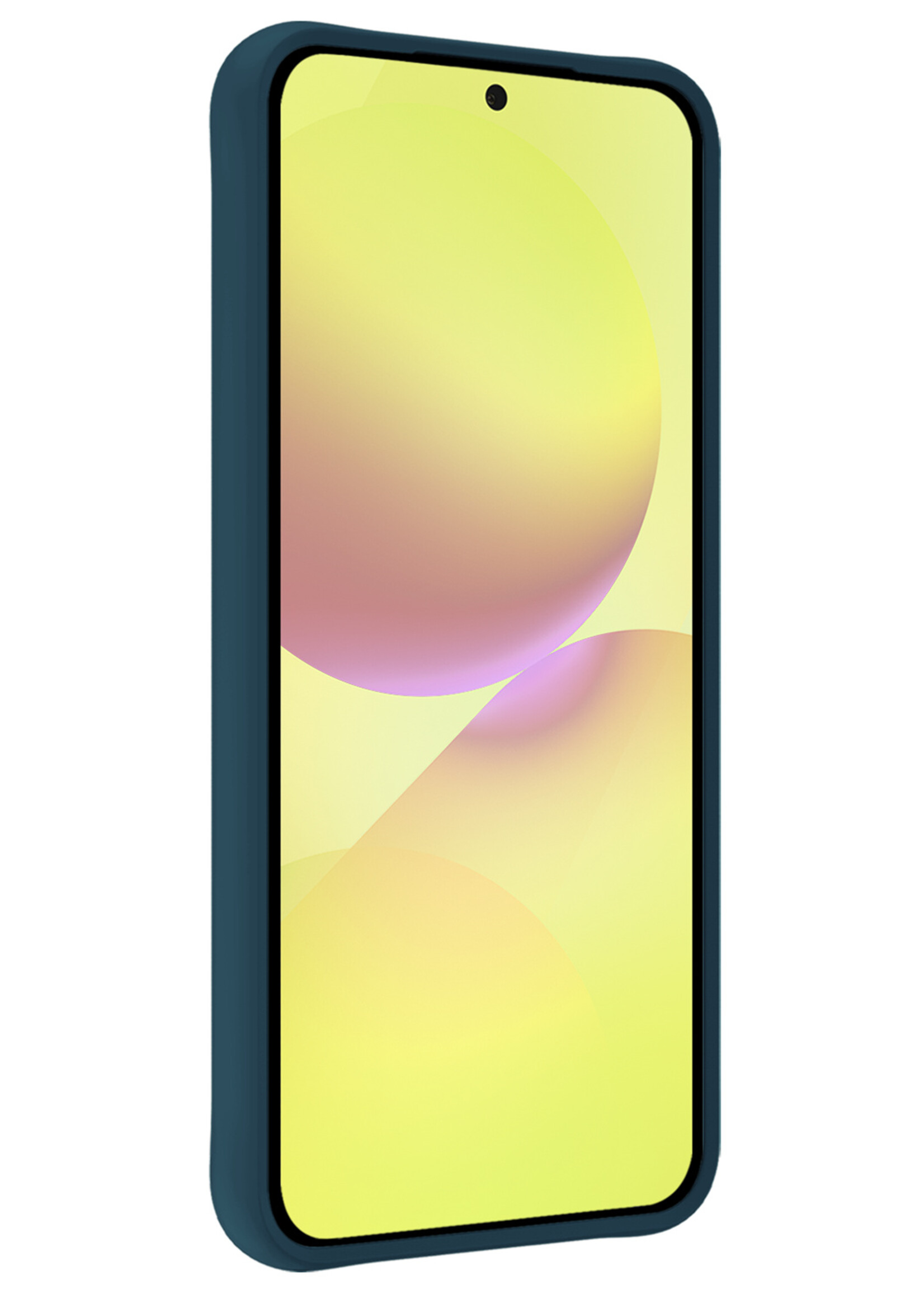 LUQ LUQ Samsung Galaxy A36 Hoesje Siliconen - Donkerblauw