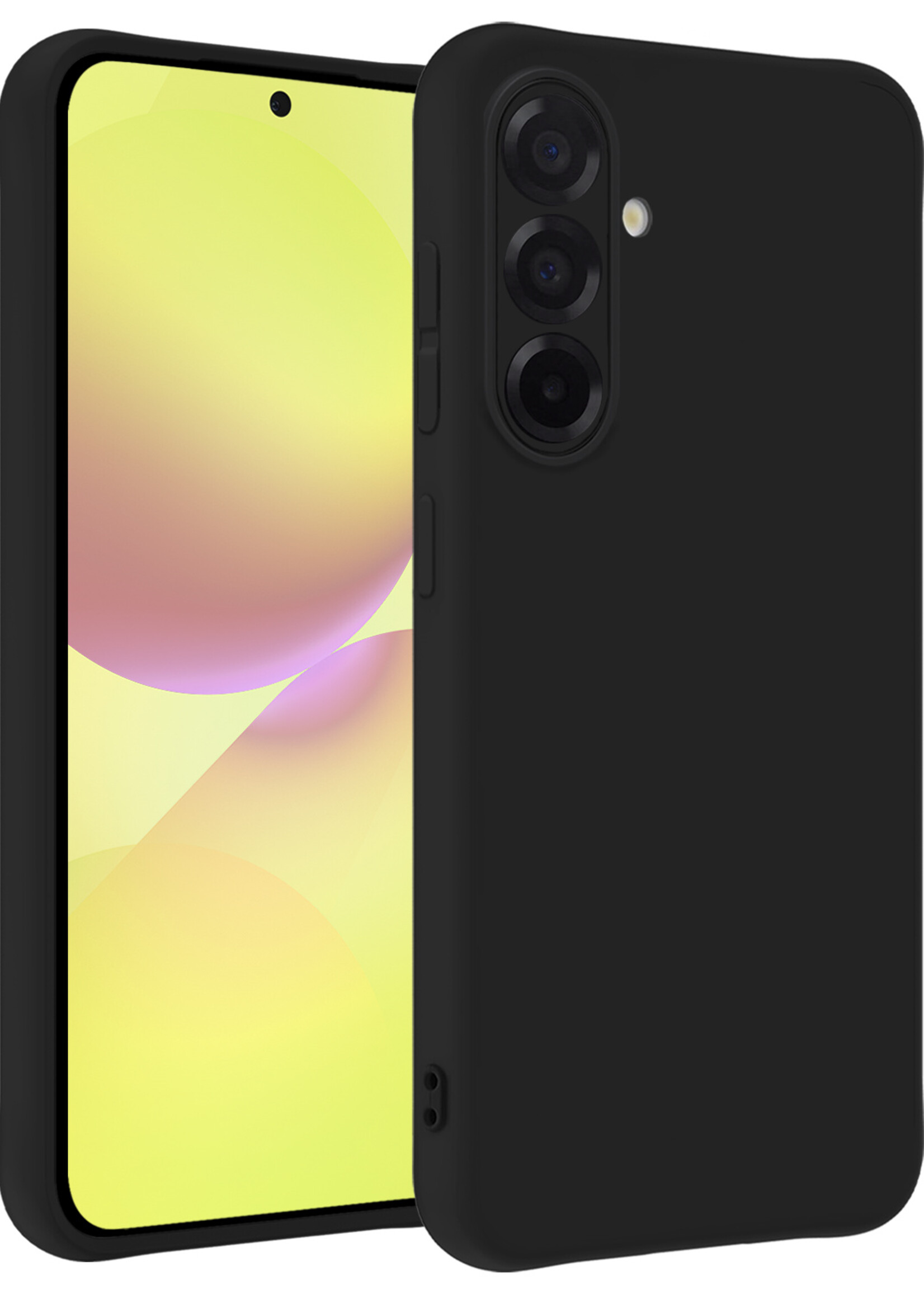 LUQ LUQ Samsung Galaxy A36 Hoesje Siliconen - Zwart