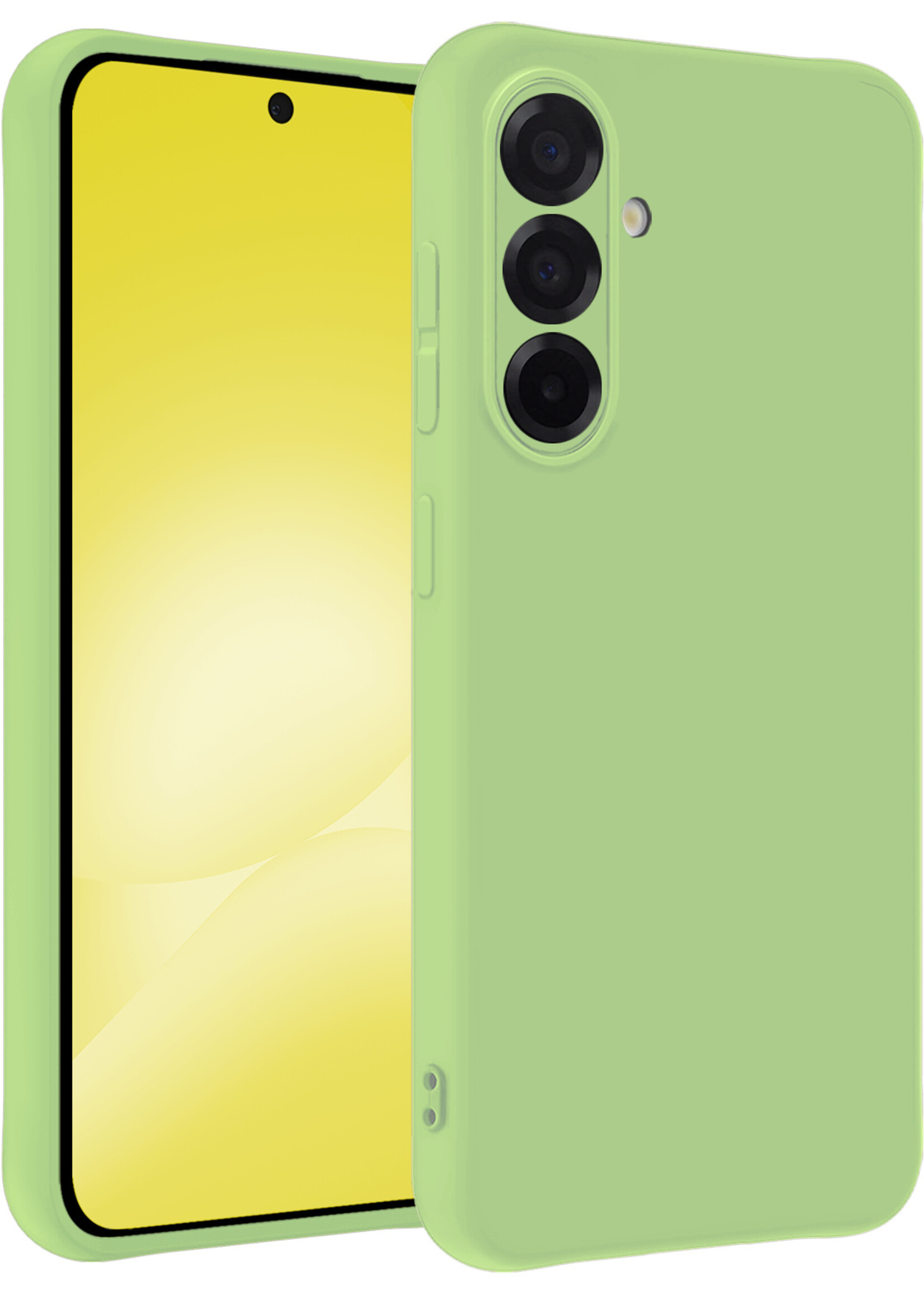 LUQ LUQ Samsung Galaxy A56 Hoesje Siliconen - Groen