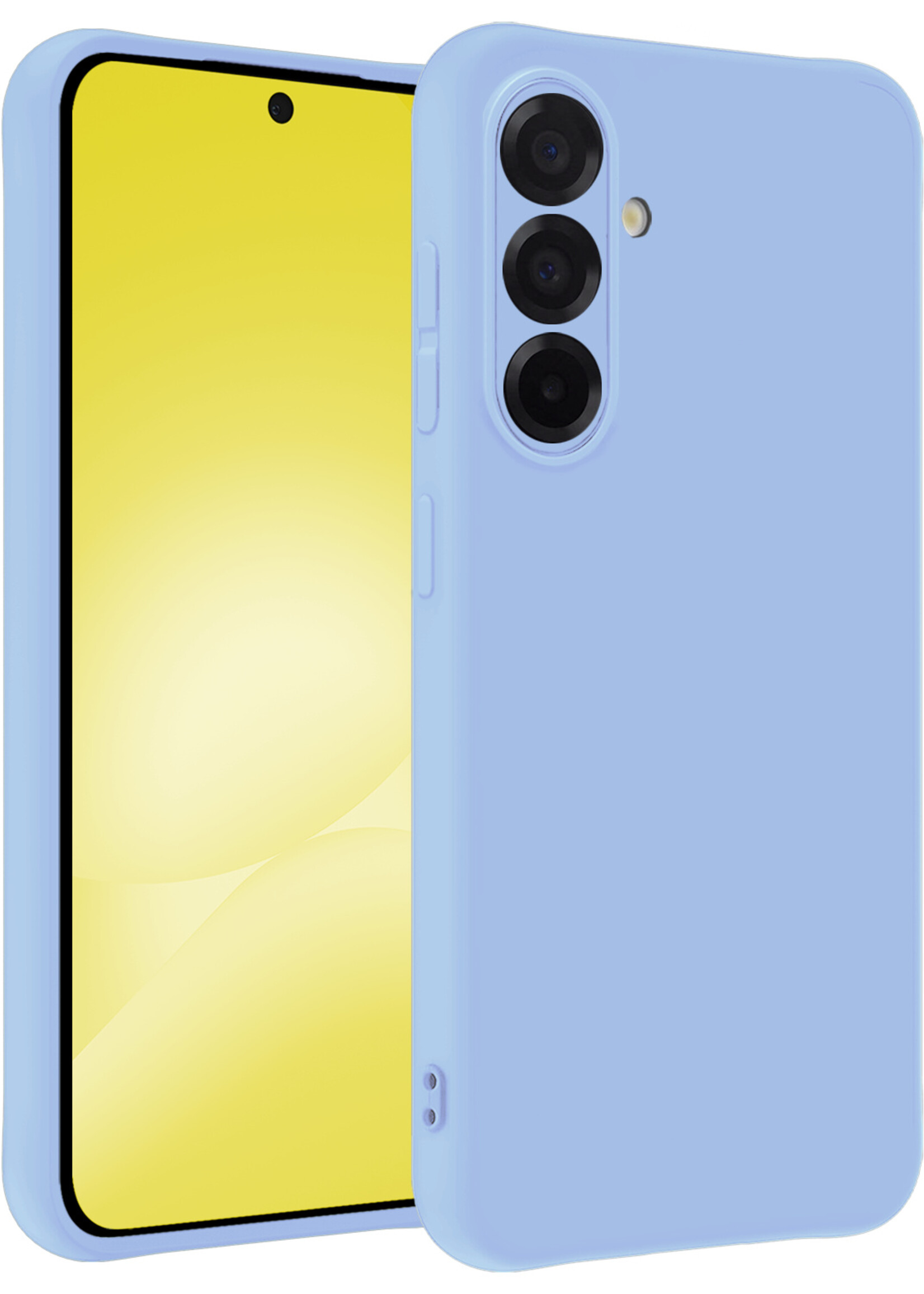 LUQ LUQ Samsung Galaxy A56 Hoesje Siliconen - Lichtblauw