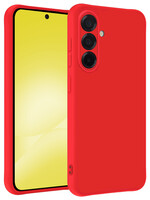 LUQ LUQ Samsung Galaxy A56 Hoesje Siliconen - Rood