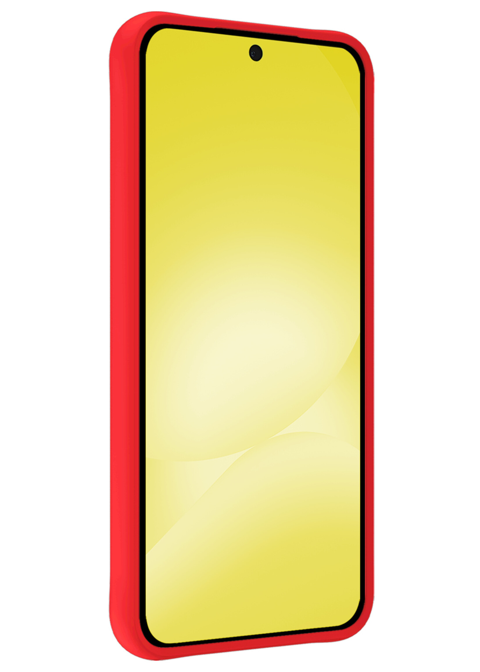 LUQ LUQ Samsung Galaxy A56 Hoesje Siliconen - Rood
