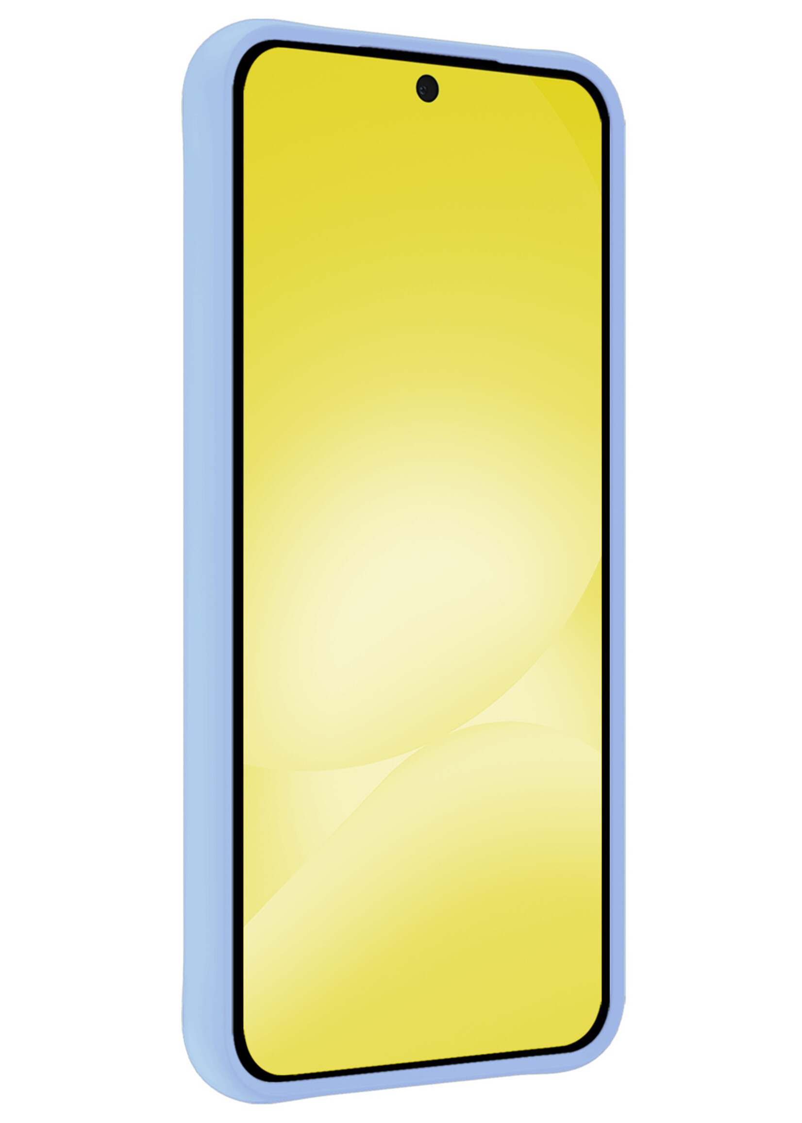 LUQ LUQ Samsung Galaxy A56 Hoesje Siliconen - Lichtblauw - 2 PACK