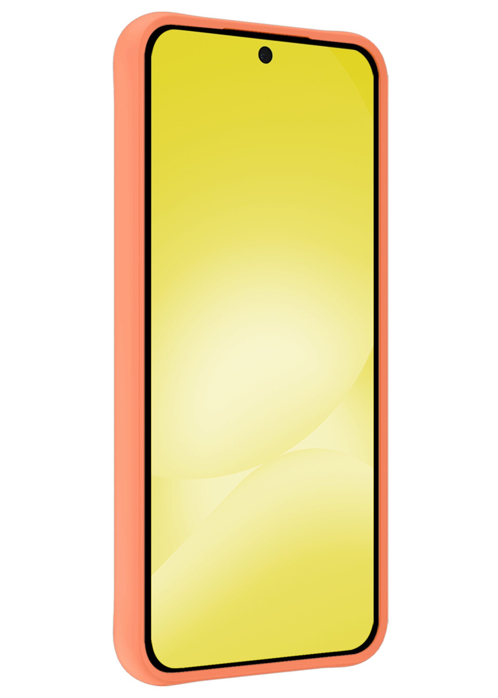 LUQ LUQ Samsung Galaxy A56 Hoesje Siliconen - Perzik - 2 PACK