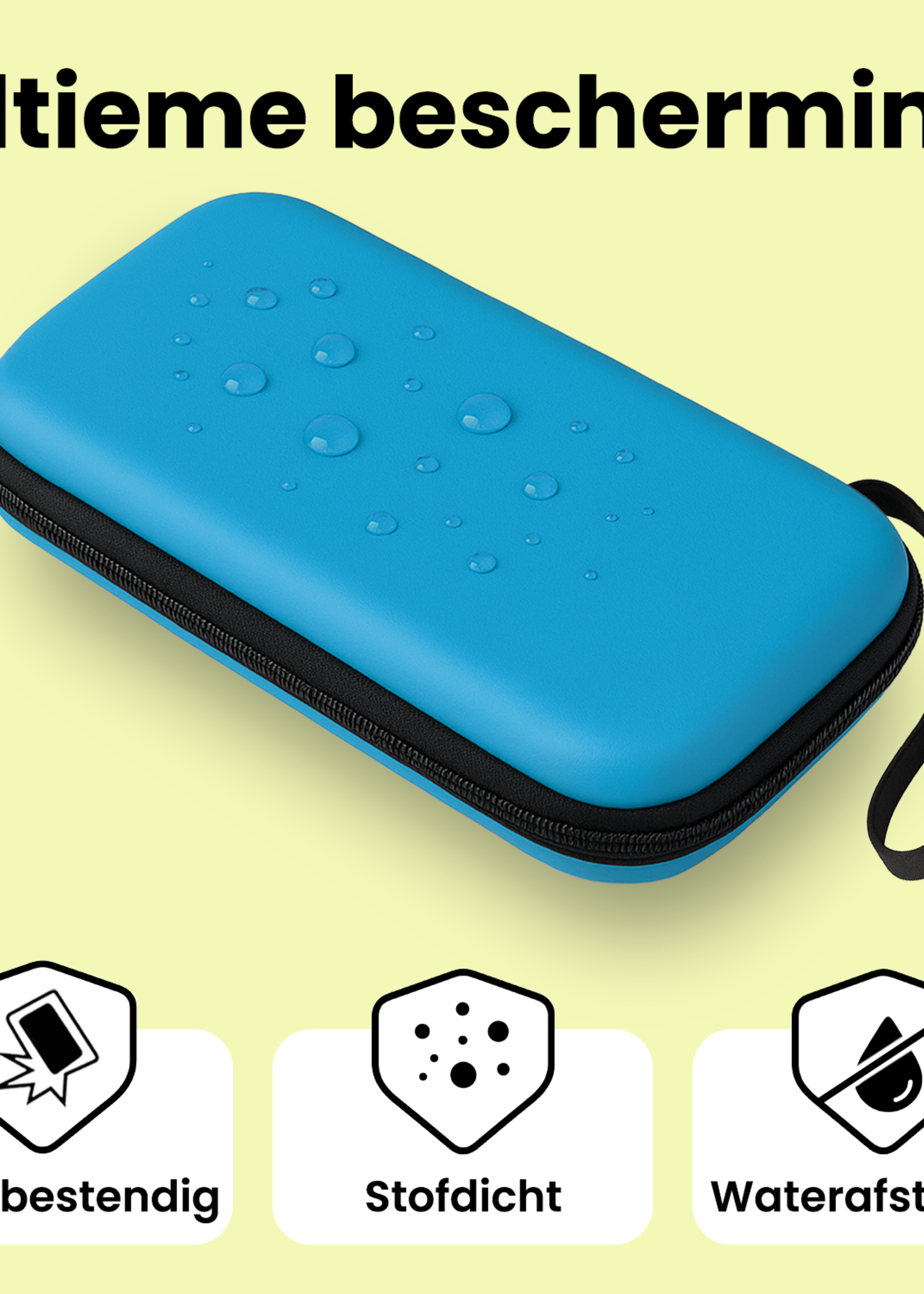 LUQ LUQ Hoesje voor Nintendo Switch 2 - Blauw