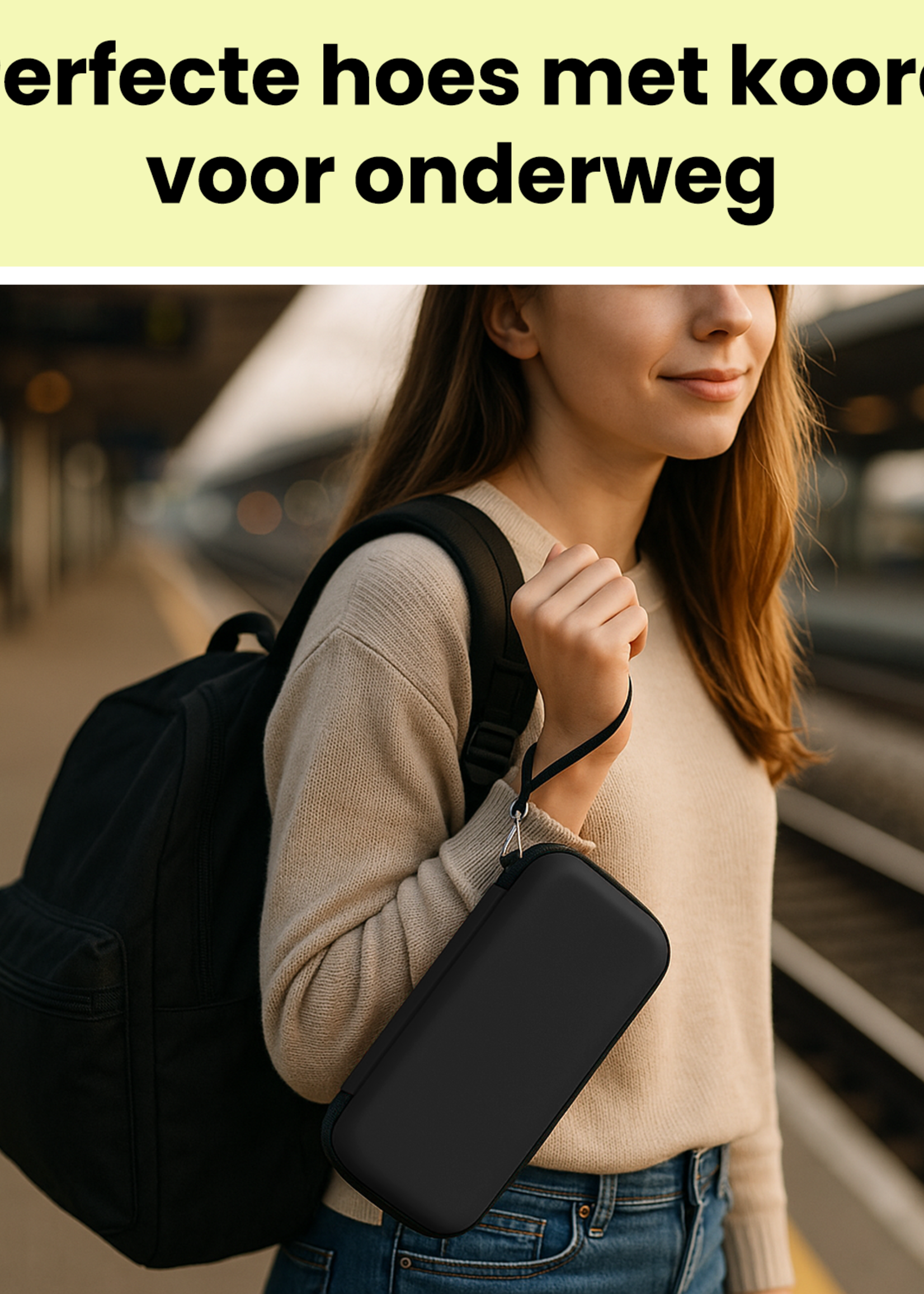 LUQ LUQ Hoesje voor Nintendo Switch 2 - Zwart