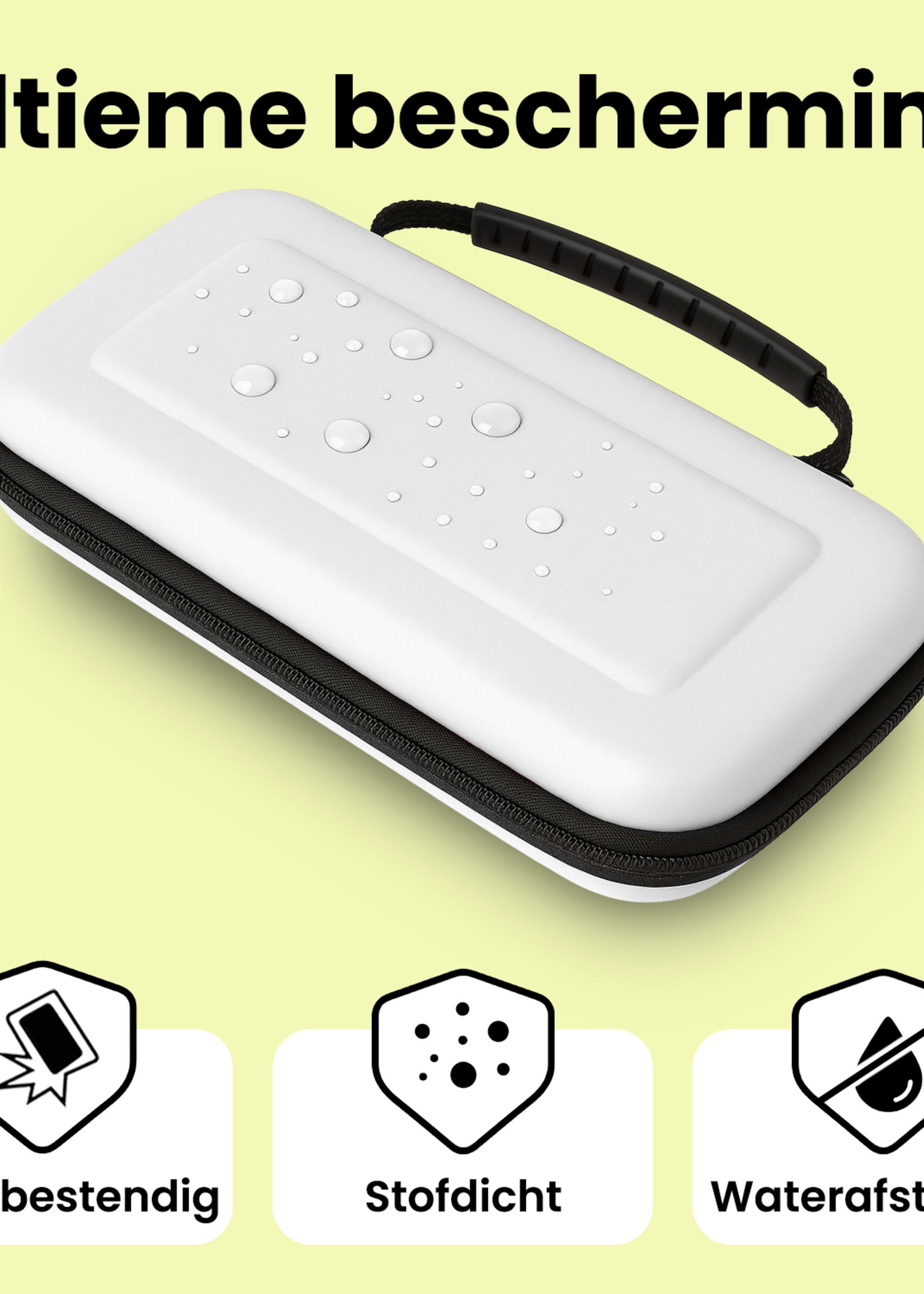 LUQ LUQ Hoesje voor Nintendo Switch 2 - Wit