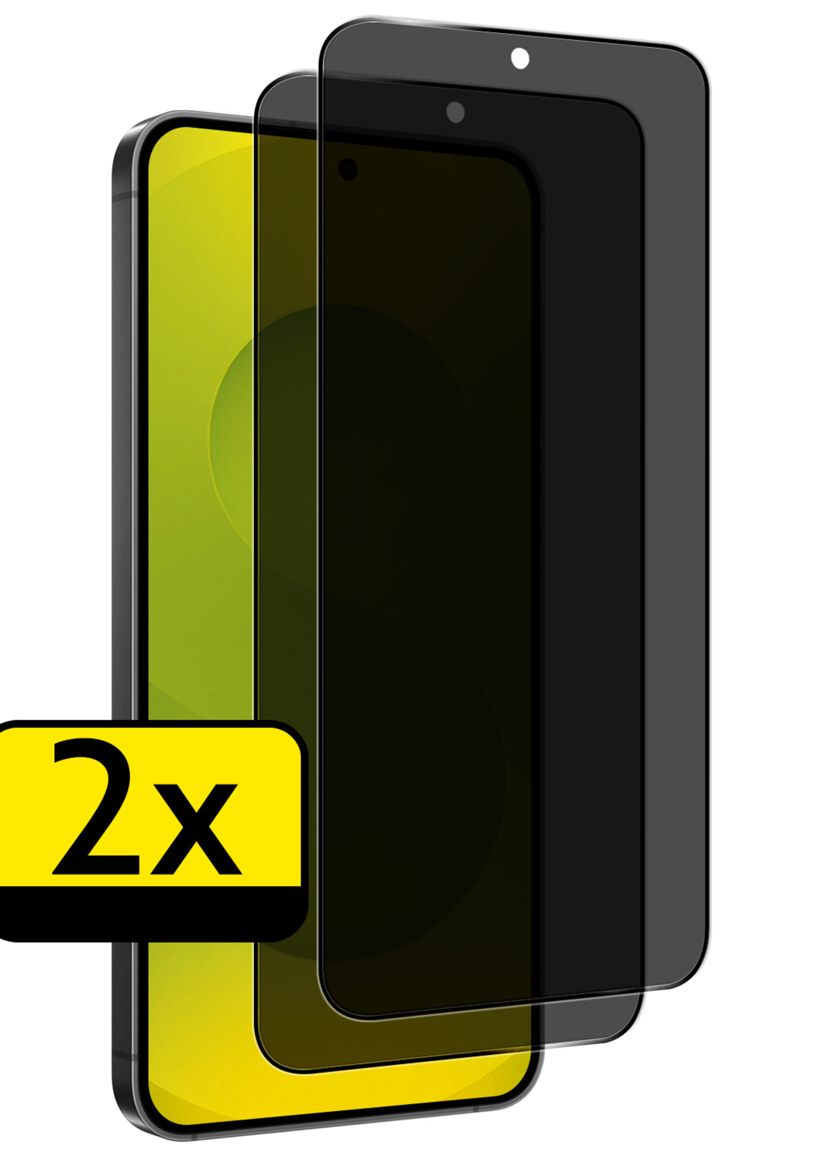 LUQ LUQ Samsung Galaxy S25 Edge Screenprotector Glas Privacy - 2 PACK