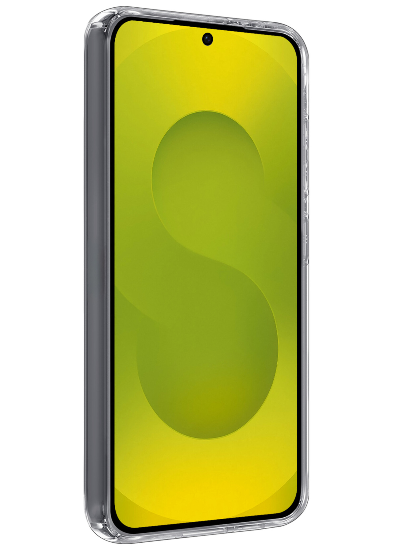 LUQ LUQ Samsung Galaxy S25 Edge Hoesje Siliconen - Transparant