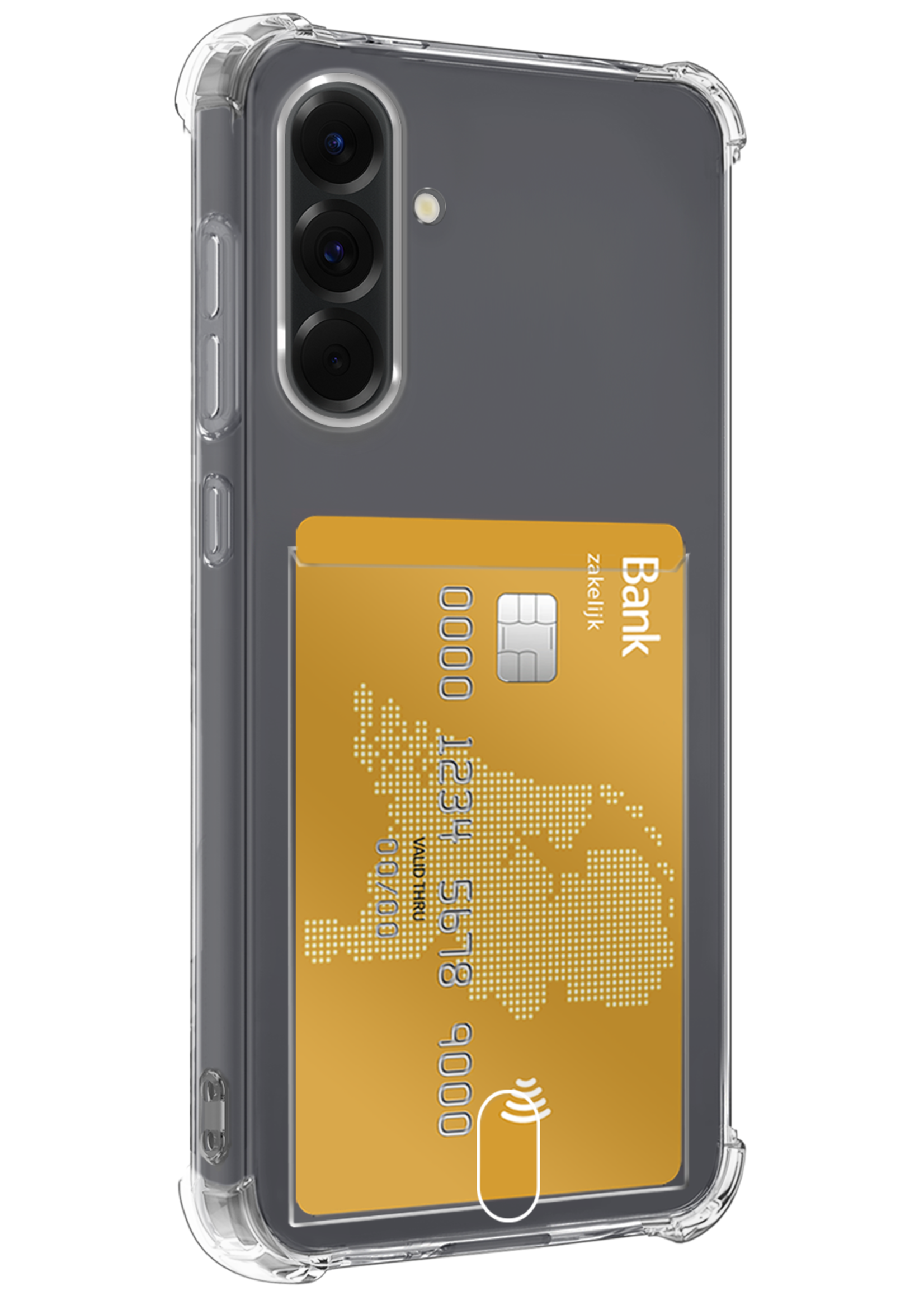 LUQ LUQ Samsung Galaxy A36 Hoesje Pashouder - 2 PACK