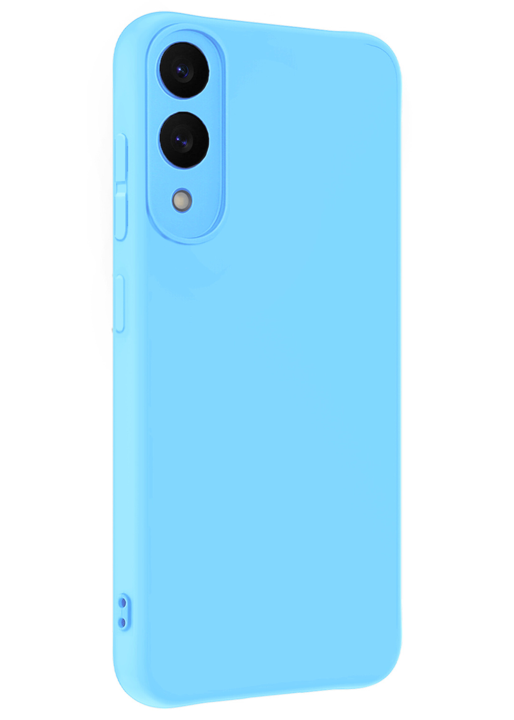 LUQ LUQ Samsung Galaxy S25 Edge Hoesje Siliconen - Lichtblauw - 2 PACK
