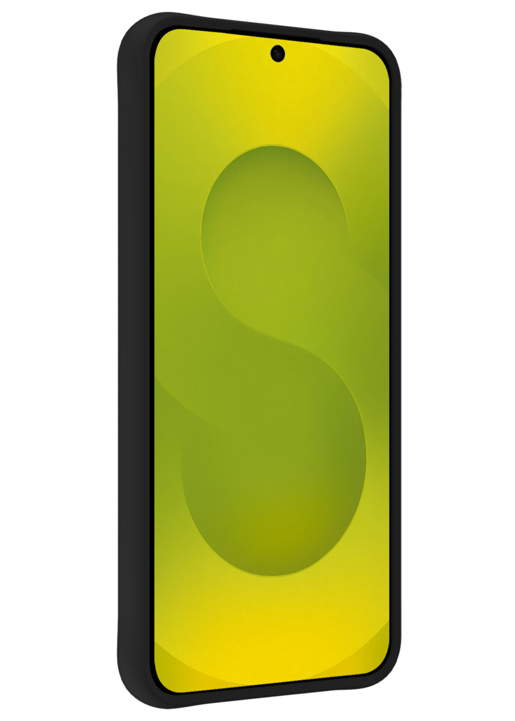 LUQ LUQ Samsung Galaxy S25 Edge Hoesje Siliconen - Zwart - 2 PACK