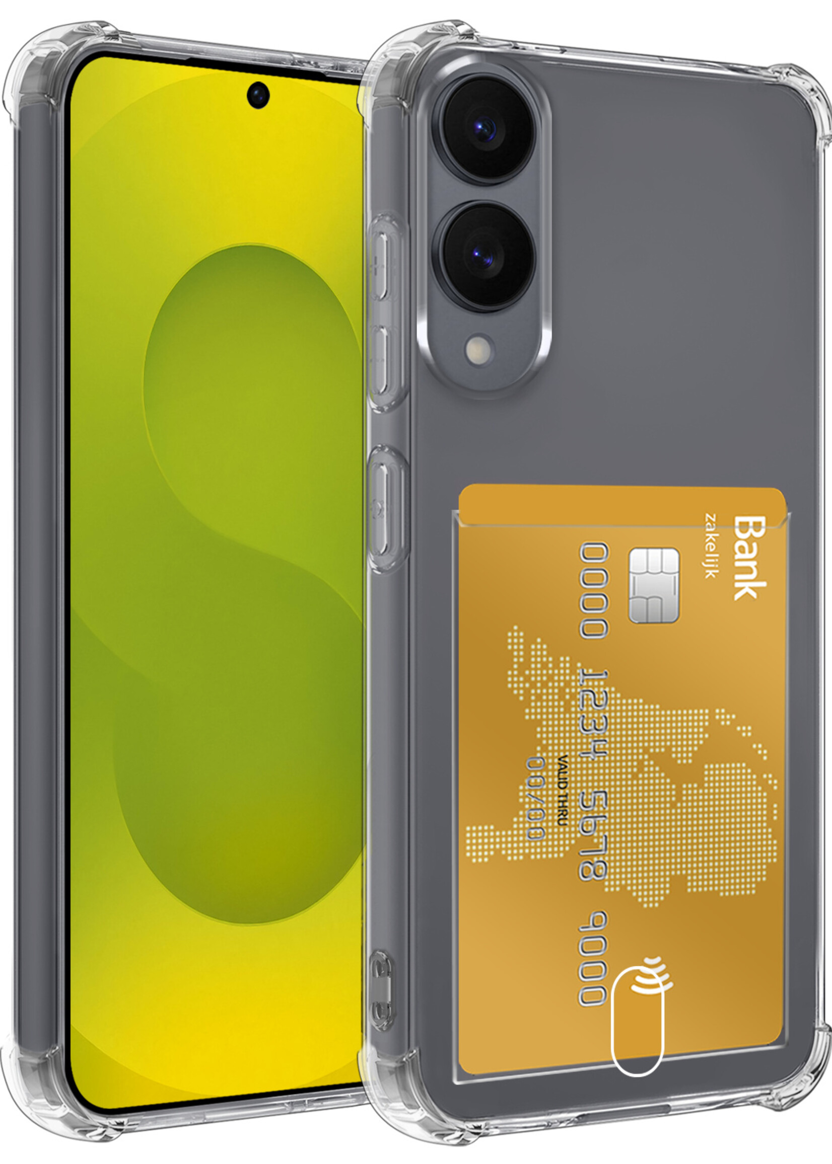 LUQ LUQ Samsung Galaxy S25 Edge Hoesje Pashouder