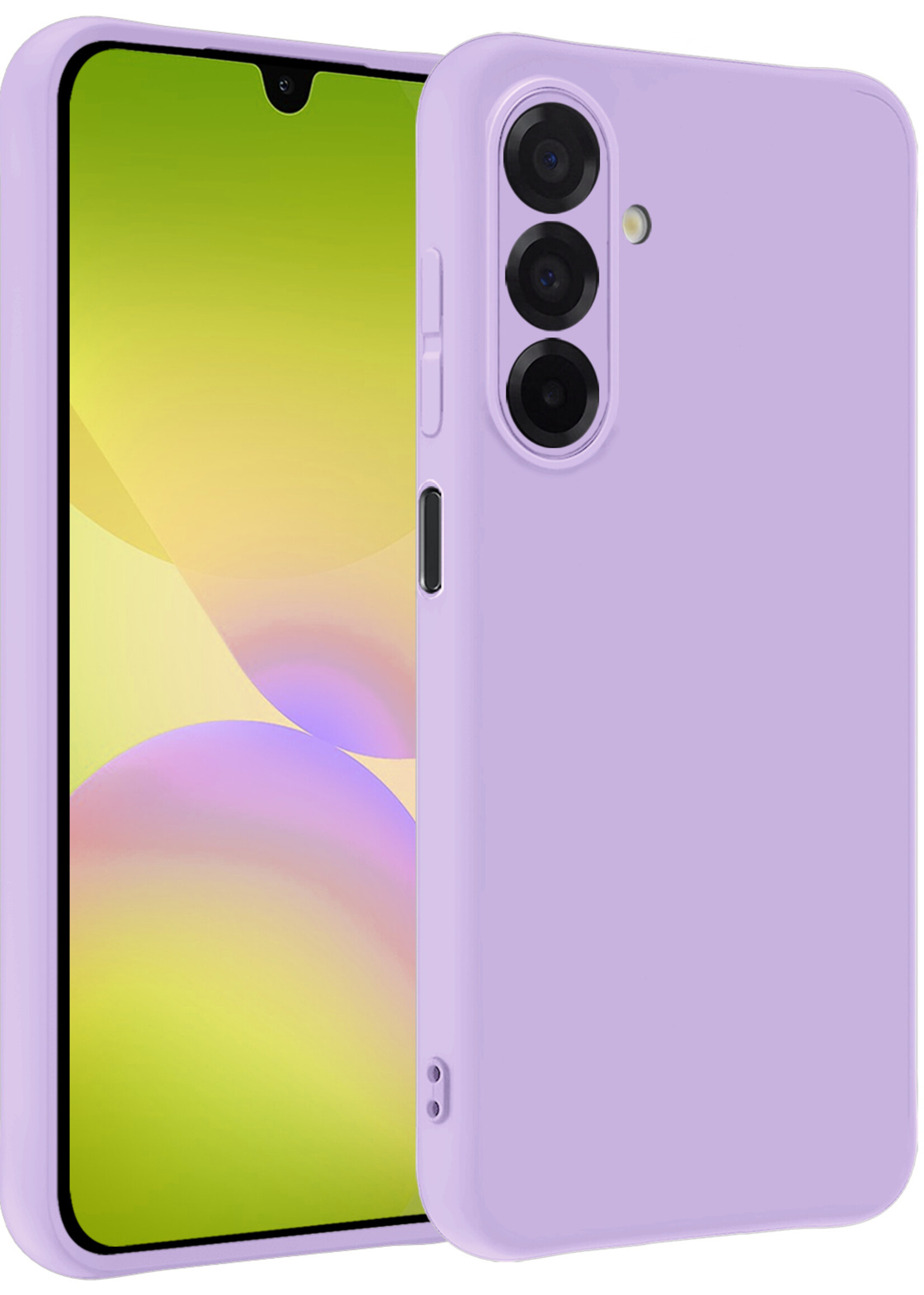 LUQ LUQ Samsung Galaxy A26 Hoesje Siliconen - Lila