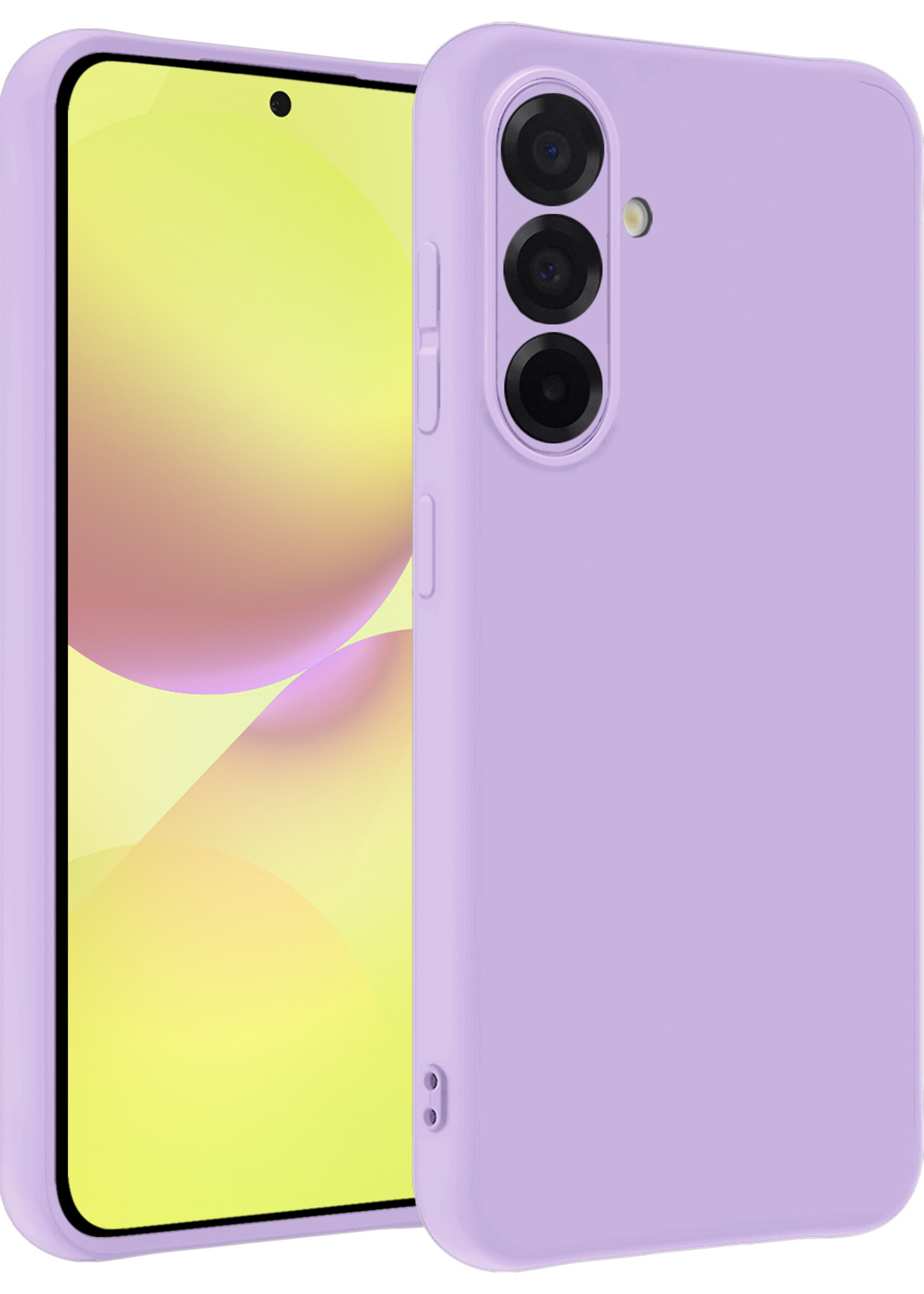 LUQ LUQ Samsung Galaxy A36 Hoesje Siliconen - Lila