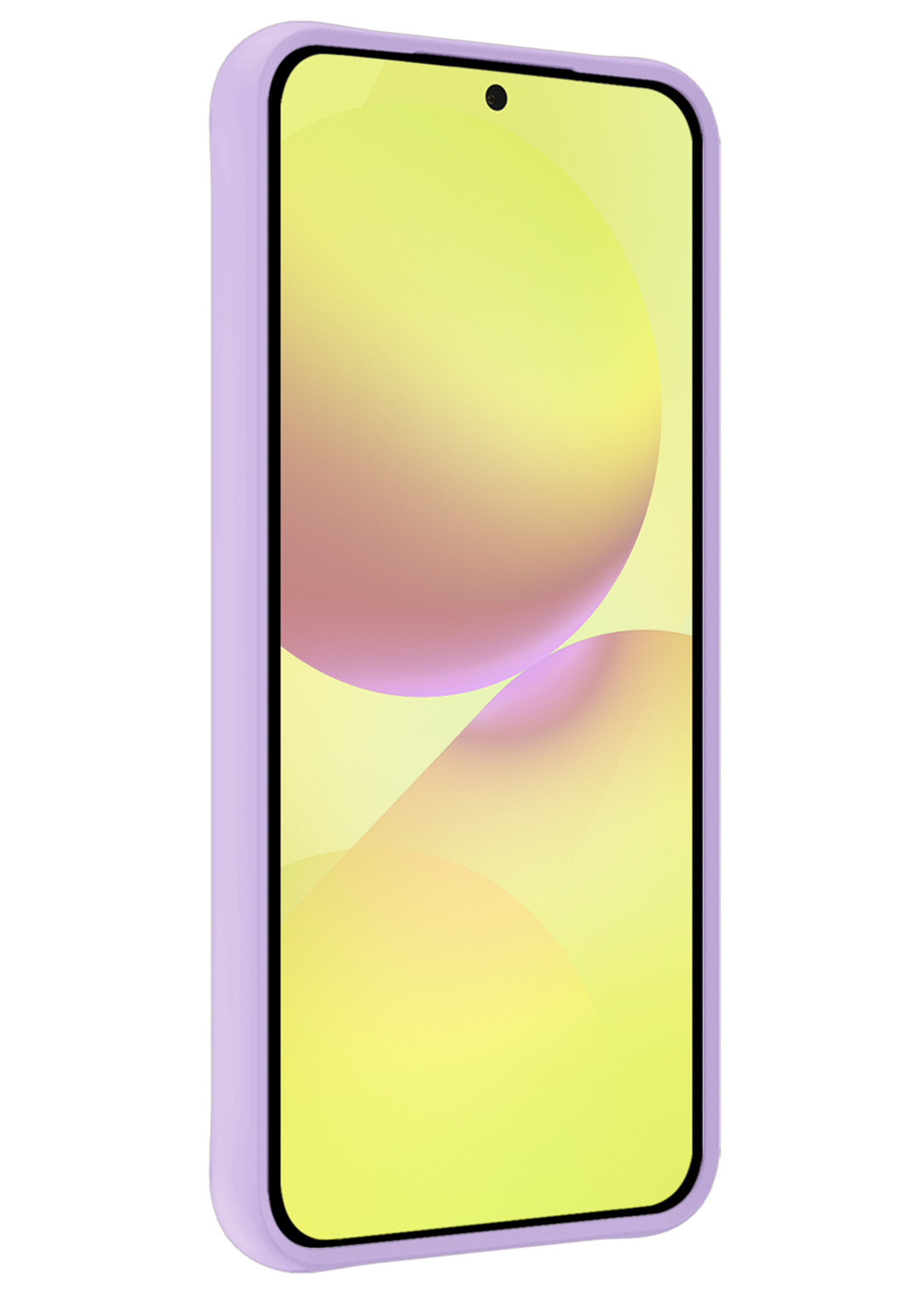 LUQ LUQ Samsung Galaxy A36 Hoesje Siliconen - Lila - 2 PACK