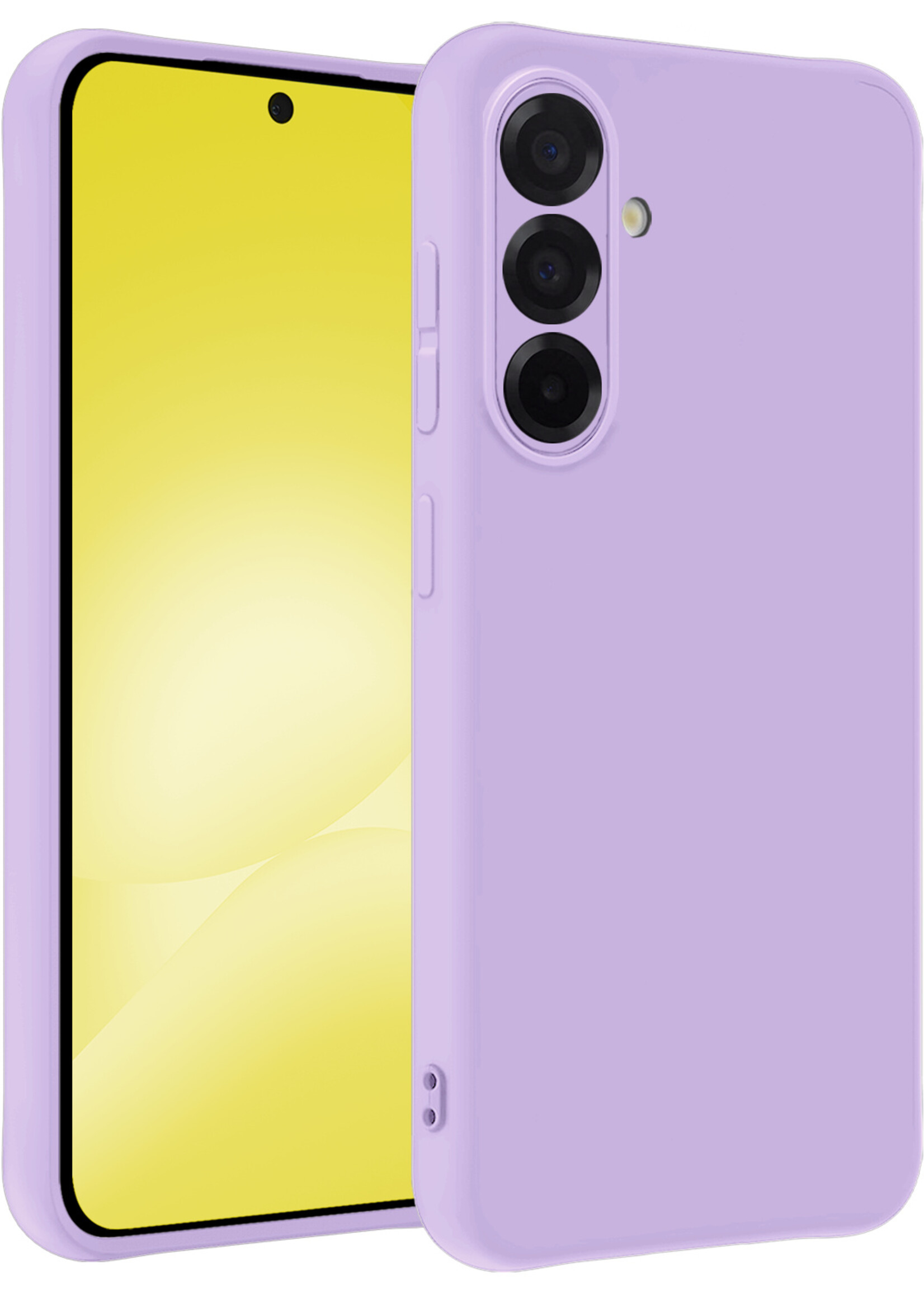 LUQ LUQ Samsung Galaxy A56 Hoesje Siliconen - Lila