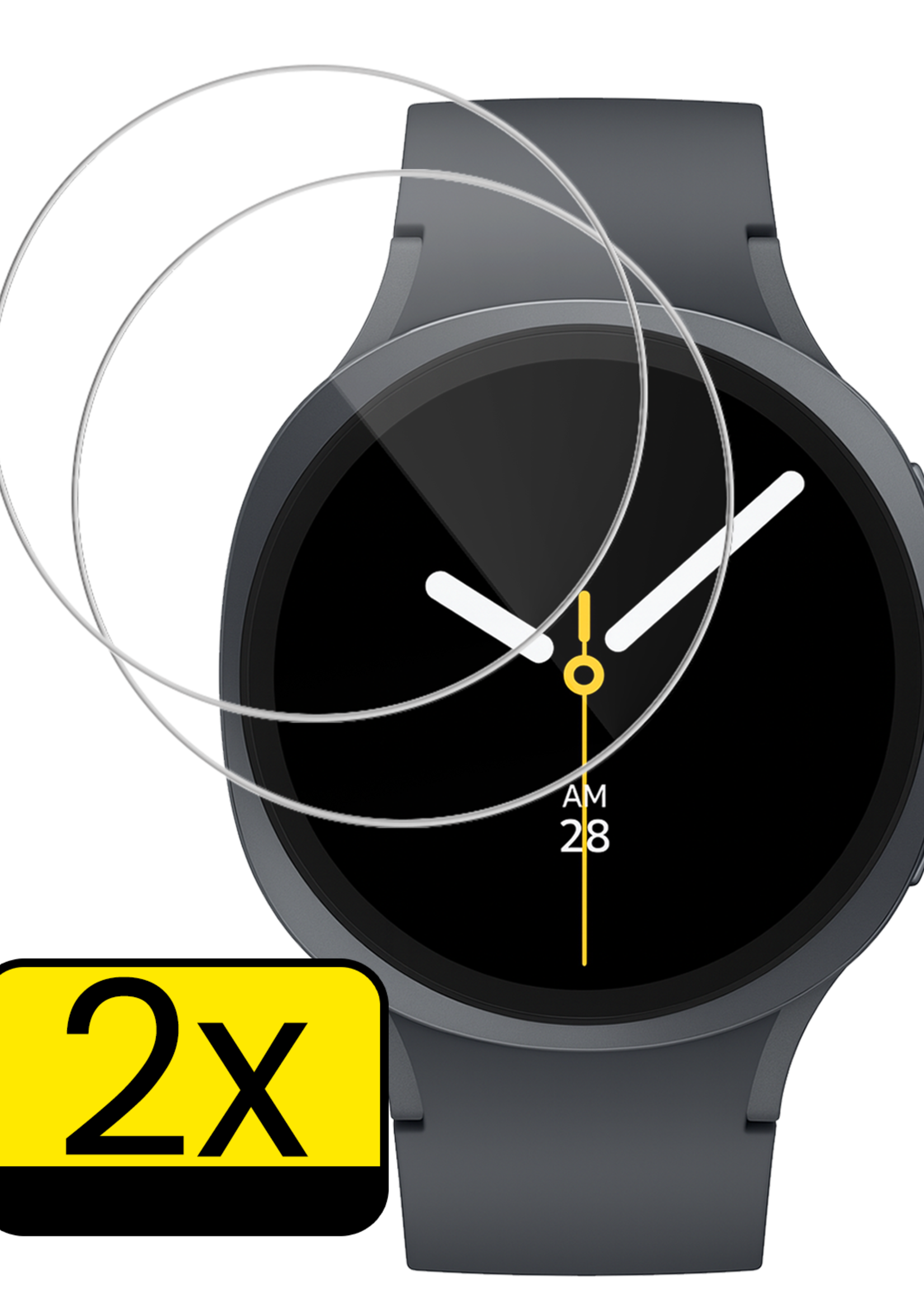 LUQ LUQ Samsung Galaxy Watch 8 (40 mm) Screenprotector - 2 PACK