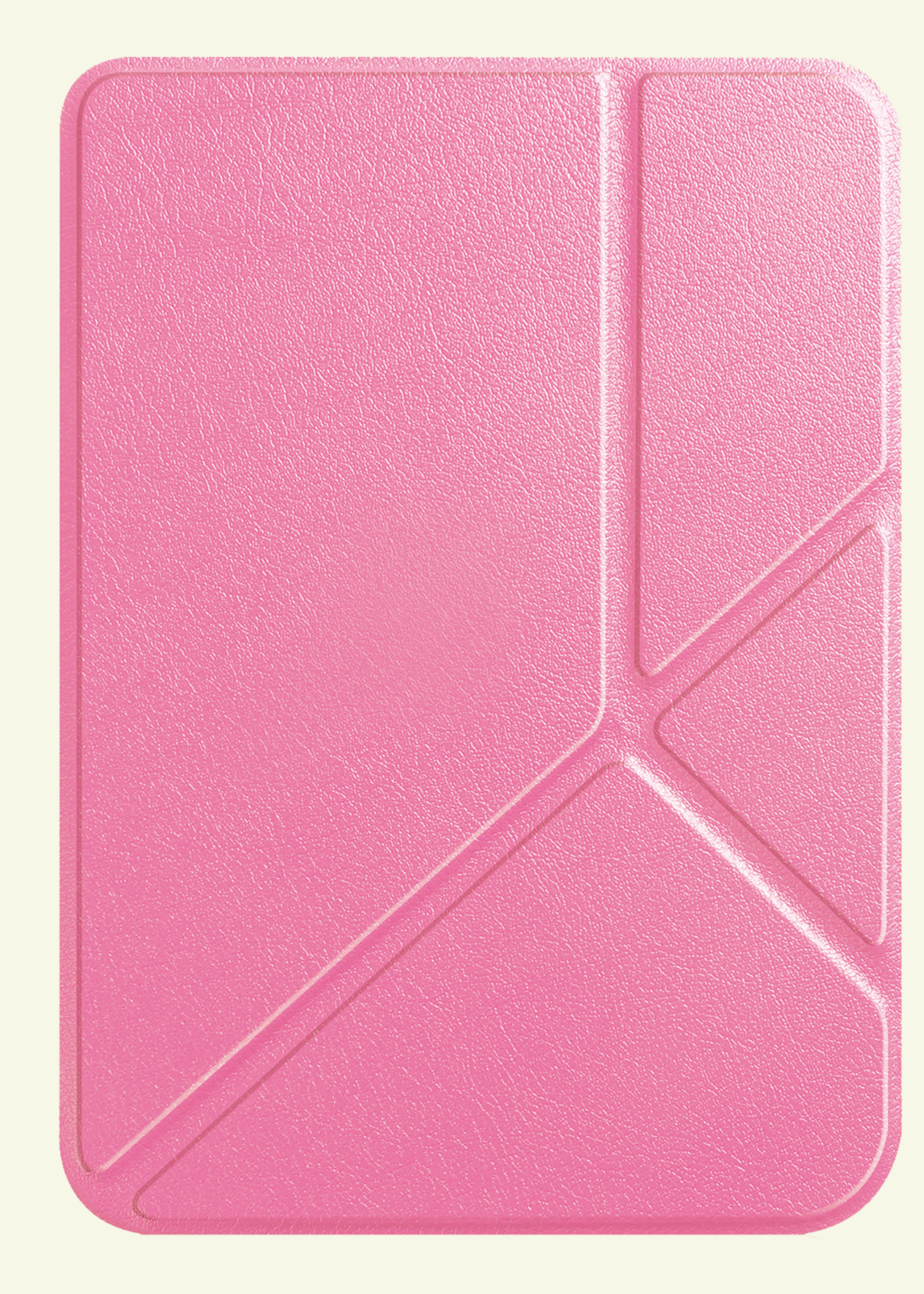 LUQ LUQ Kobo Clara Colour Hoesje Trifold Met Screenprotector - Roze