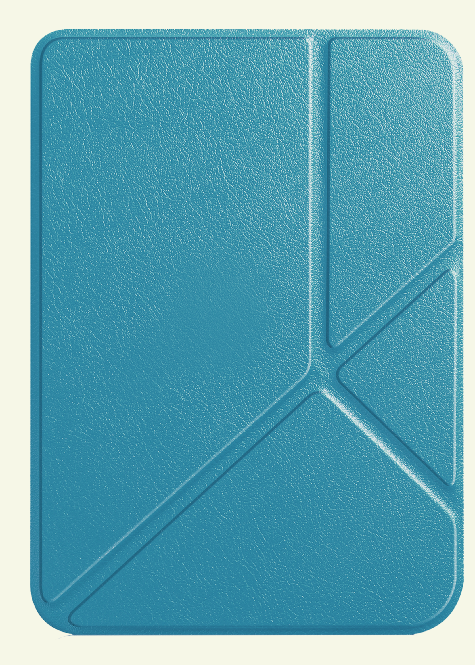 LUQ LUQ Kobo Clara Colour Hoesje Trifold Met Screenprotector - Turquoise